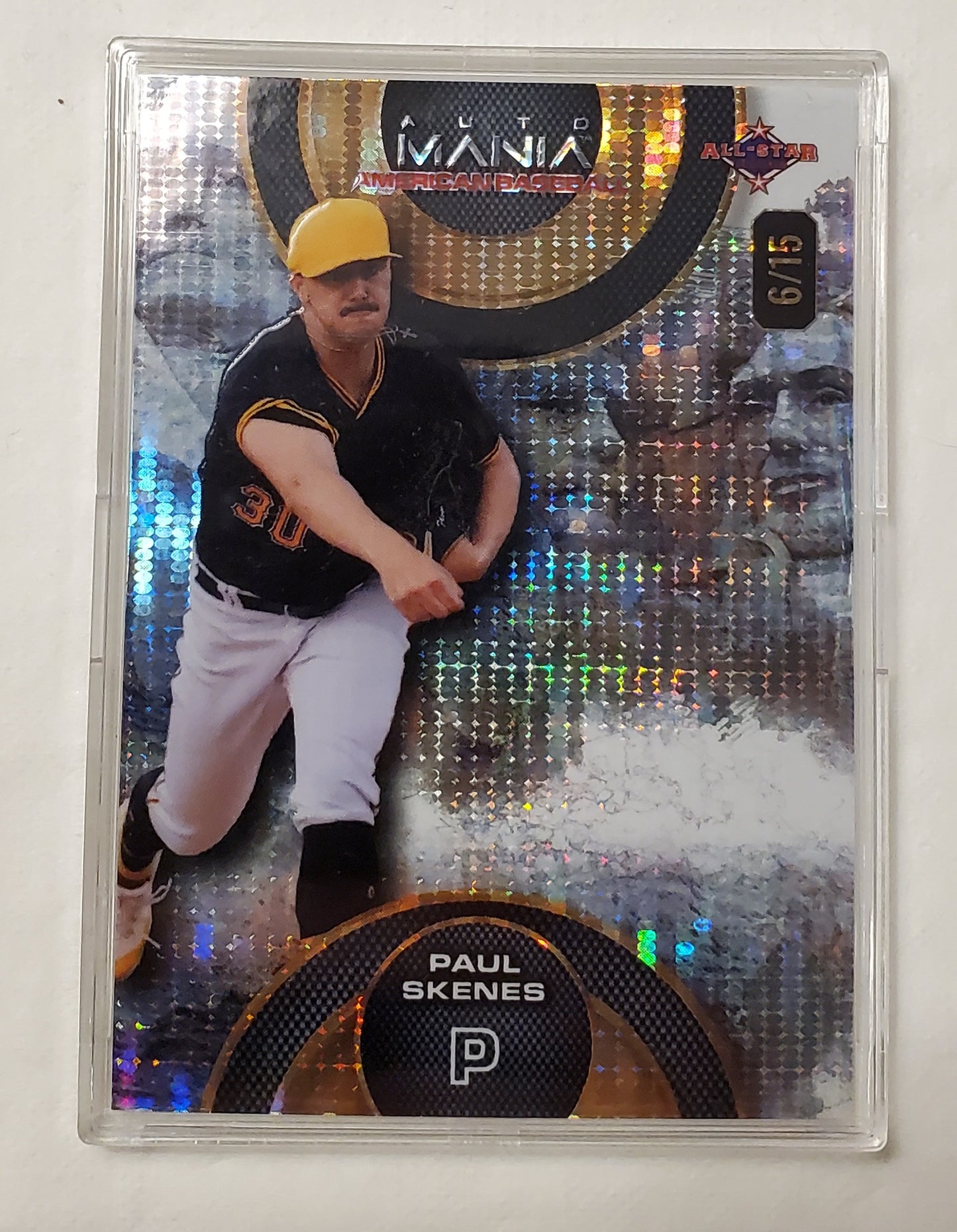 6/15 PAUL SKENES 2024 Wild Card AUTO MANIA Rookie Sp AMAC-PS2