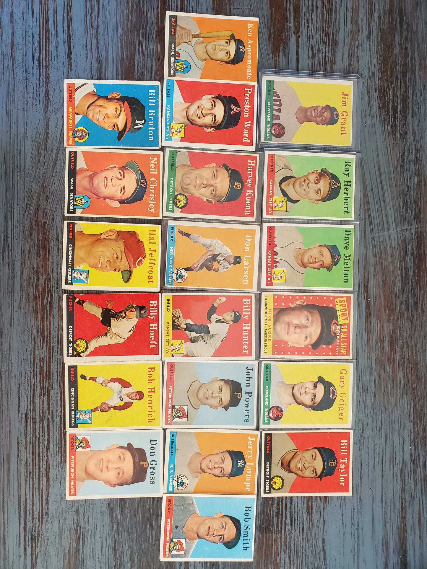1958 Topps Vintage Baseball Cards LOT OF (20) - VG!! WOW!