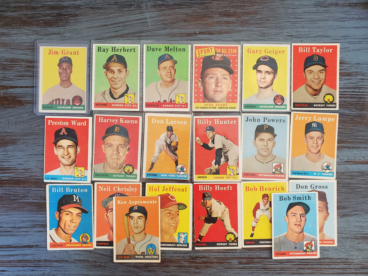 1958 Topps Vintage Baseball Cards LOT OF (20) - VG!! WOW!