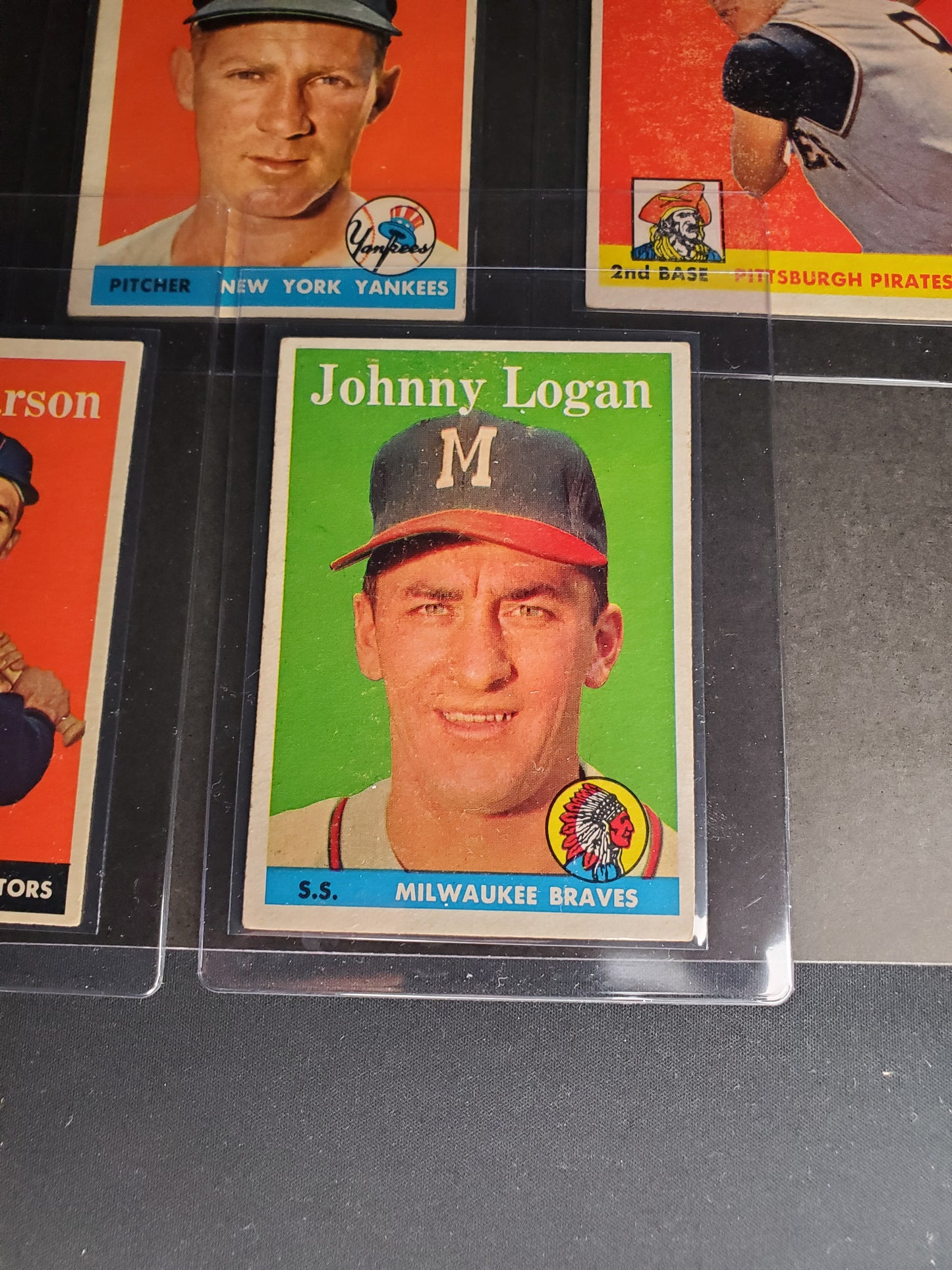 Lot of (8) 1958 Topps Vintage Baseball Cards Includes Stars!! Ford, Maz VG/EX+