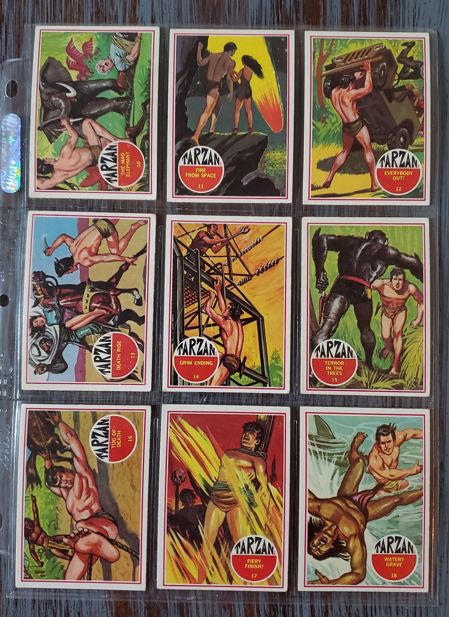 1966 Philadelphia Tarzan SET (63/64) - missing #54 EX Condition!!