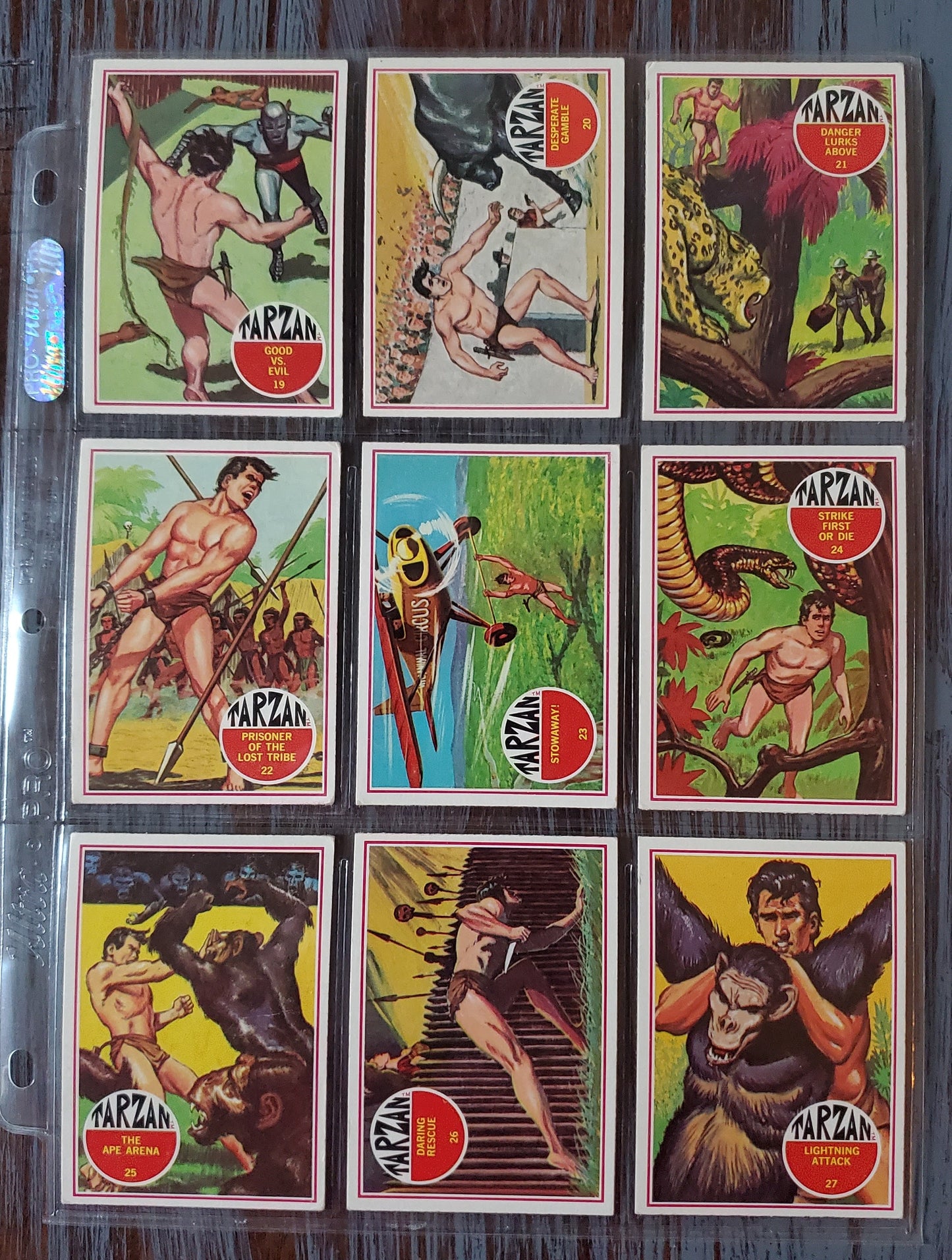 1966 Philadelphia Tarzan SET (63/64) - missing #54 EX Condition!!