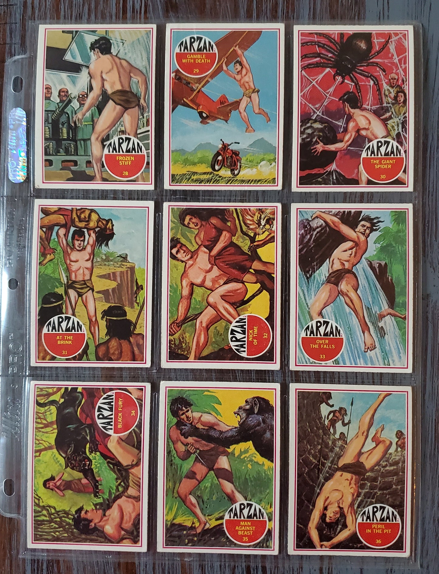 1966 Philadelphia Tarzan SET (63/64) - missing #54 EX Condition!!