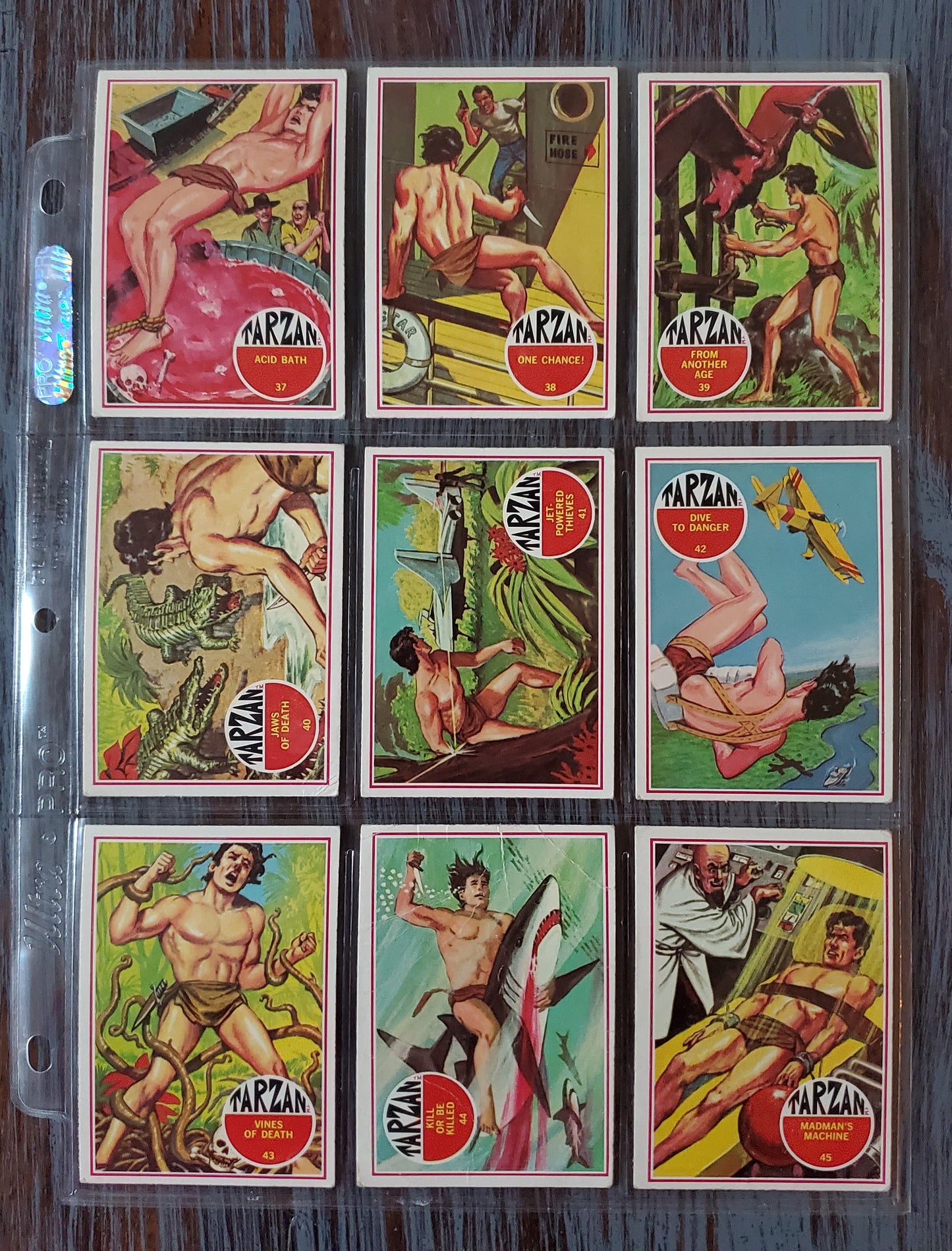 1966 Philadelphia Tarzan SET (63/64) - missing #54 EX Condition!!