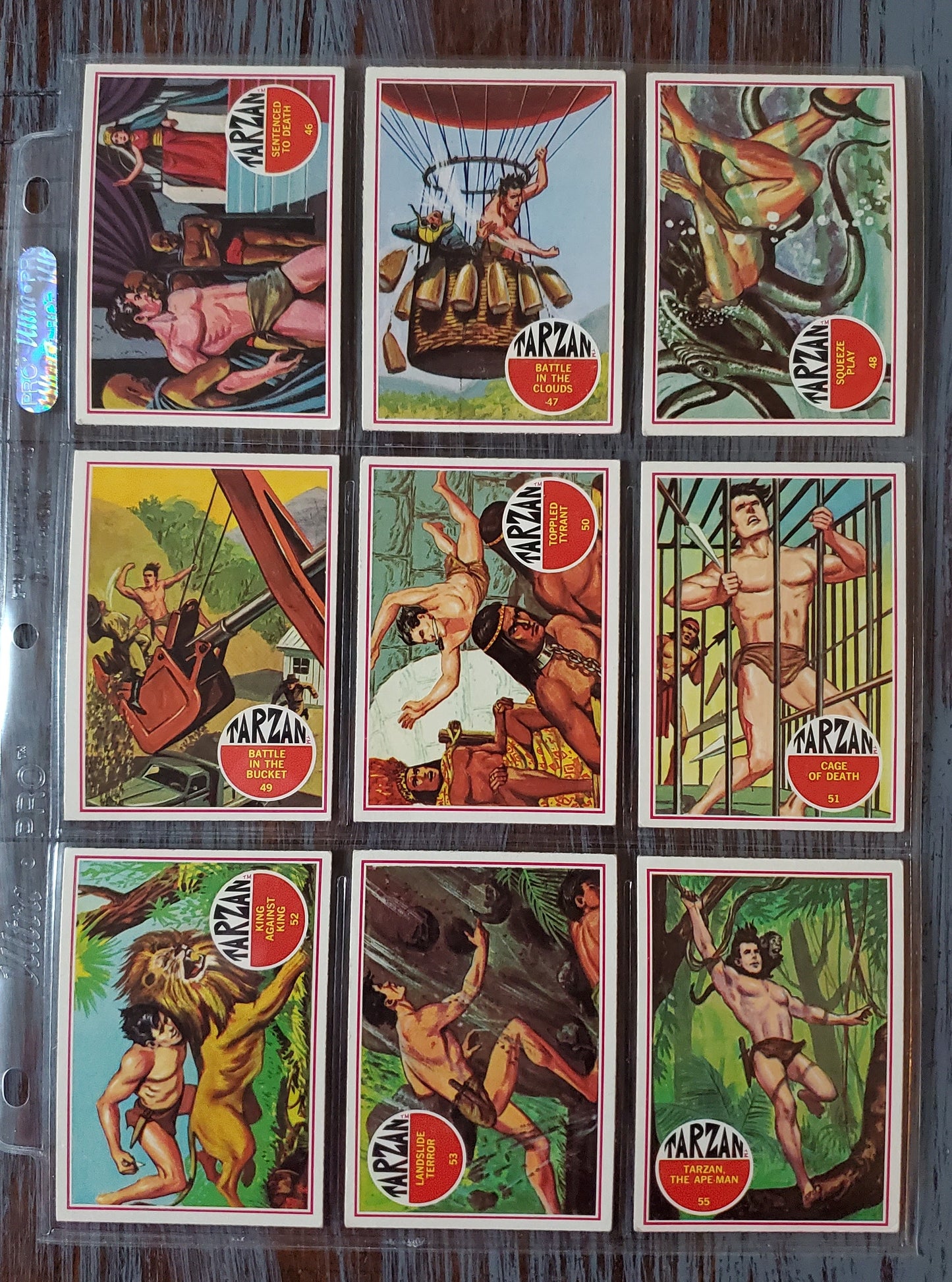 1966 Philadelphia Tarzan SET (63/64) - missing #54 EX Condition!!
