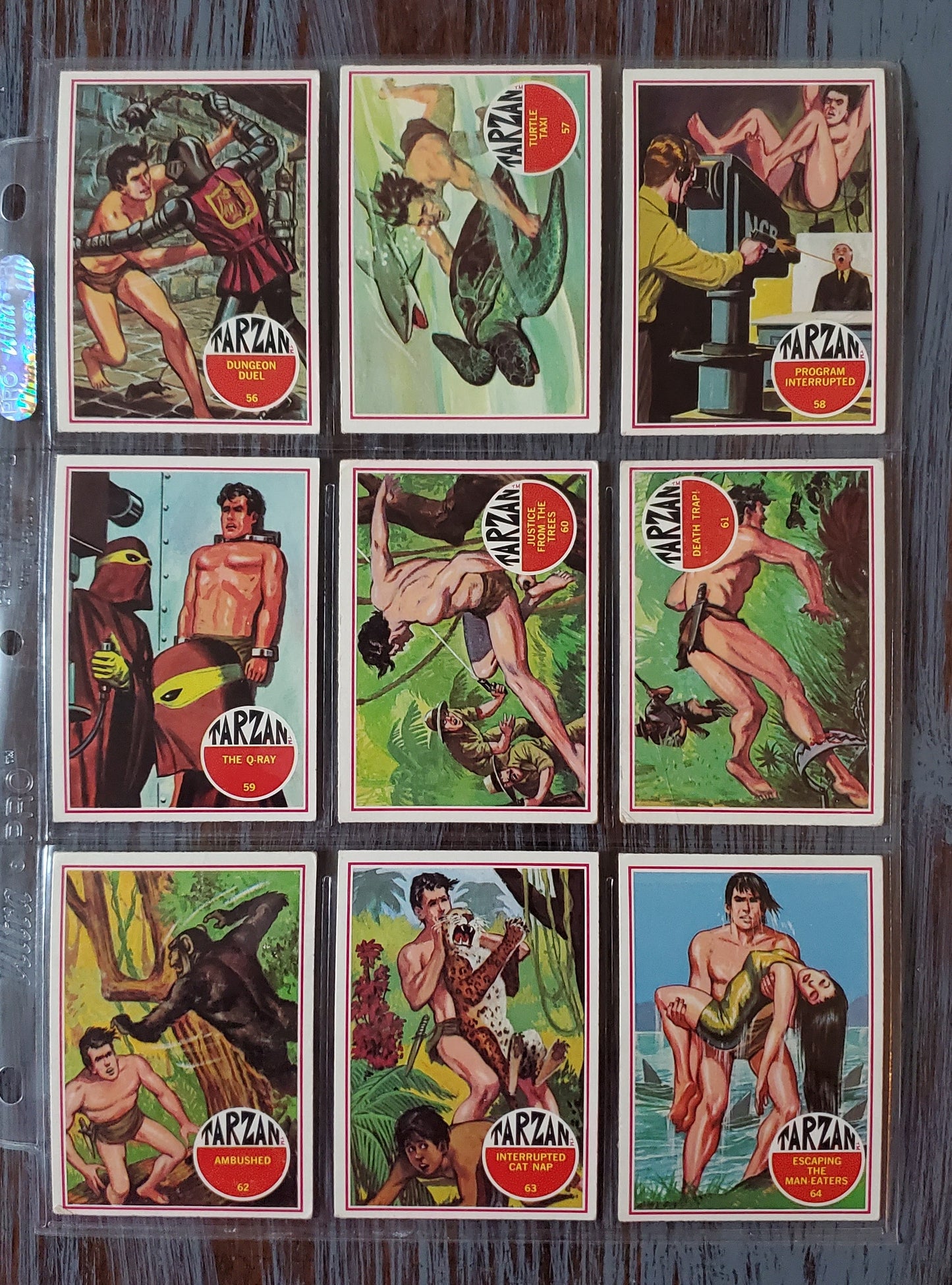 1966 Philadelphia Tarzan SET (63/64) - missing #54 EX Condition!!