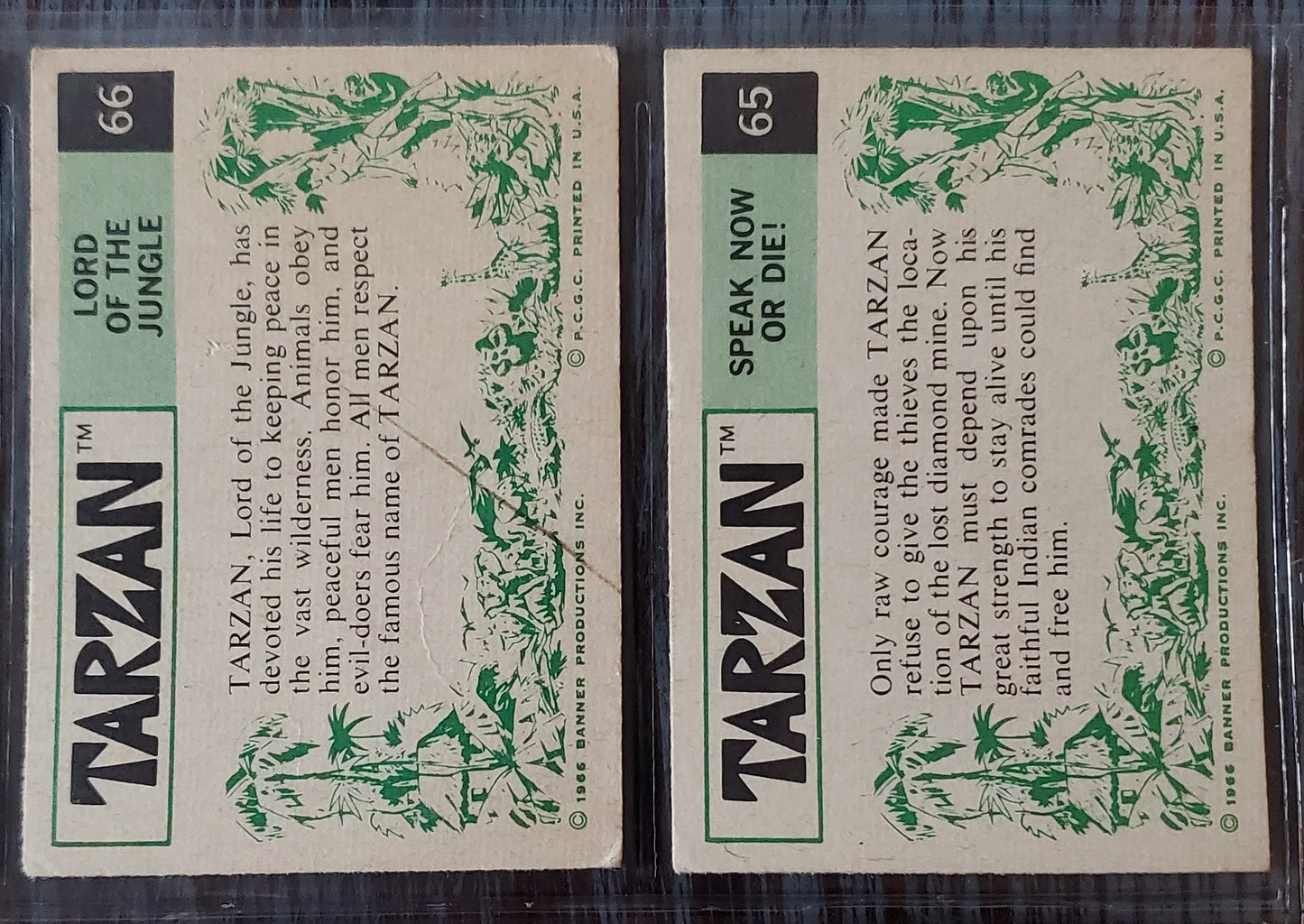 1966 Philadelphia Tarzan SET (63/64) - missing #54 EX Condition!!