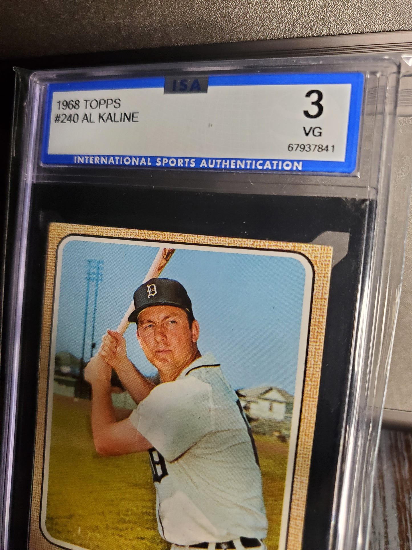 1968 Topps - Al Kaline #240 ISA 3 VG Tigers HoF