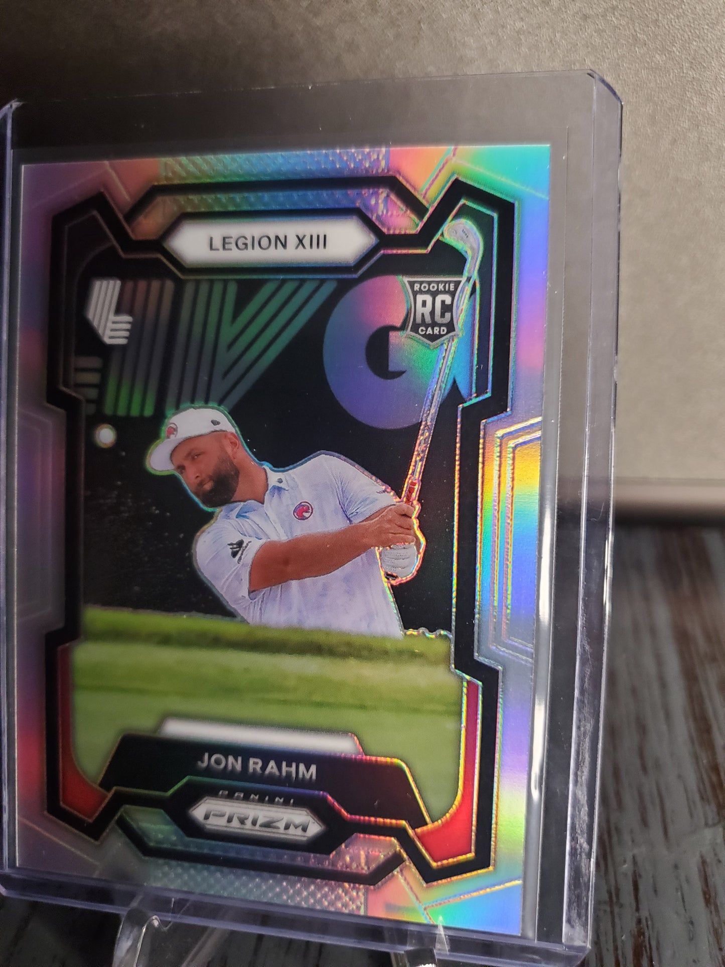 2024 Panini Prizm Liv Golf Jon Rahm Silver Prizm Variation #22 RC Rookie