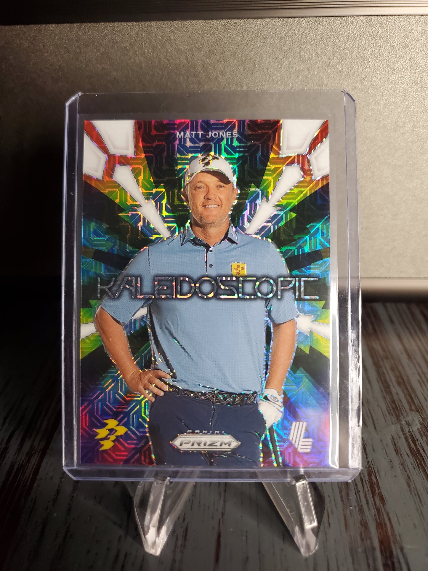 2024 Panini Prizm Liv Golf - Kaleidoscopic Matt Jones #12 White Mojo /36 RC