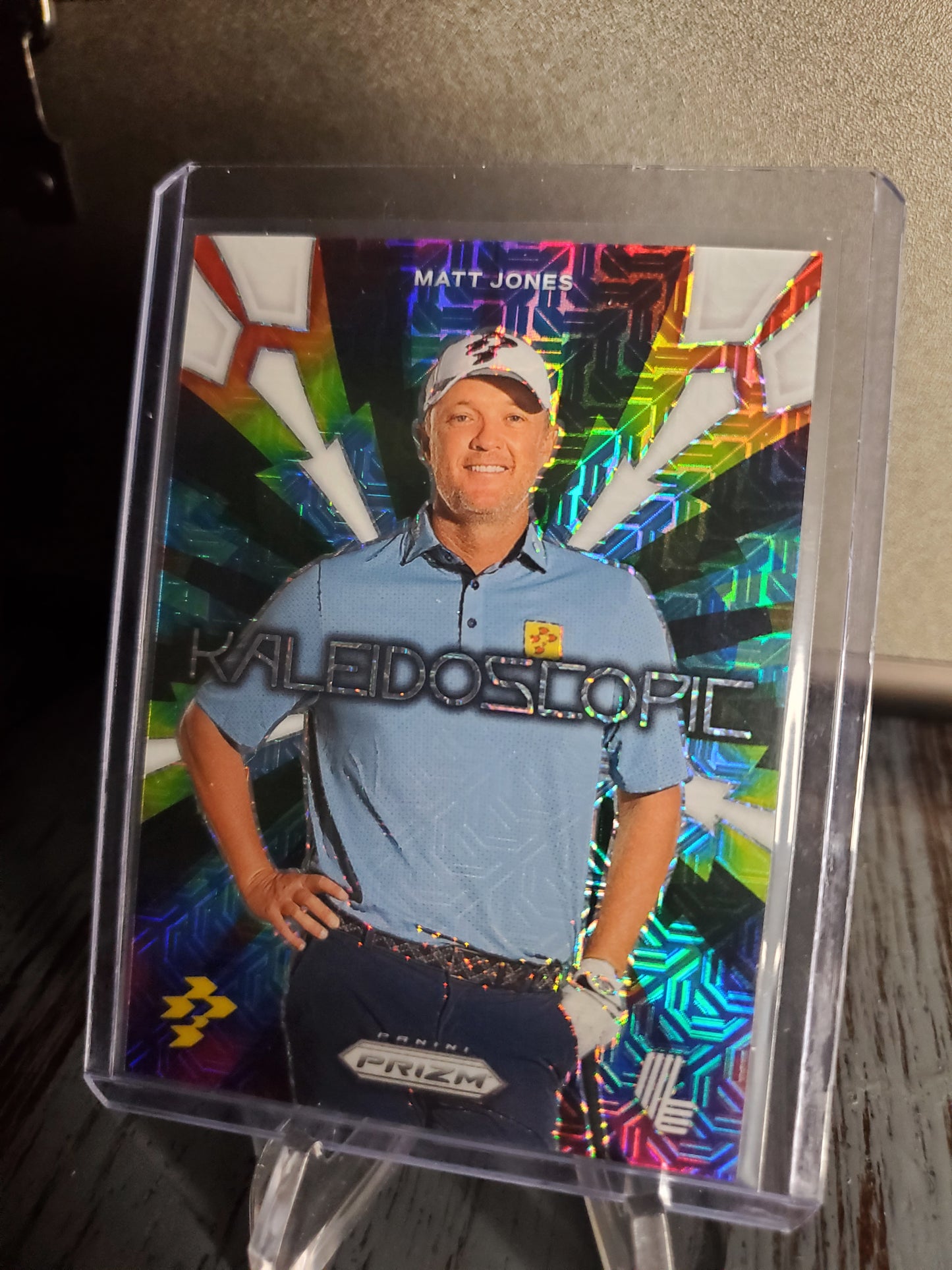 2024 Panini Prizm Liv Golf - Kaleidoscopic Matt Jones #12 White Mojo /36 RC