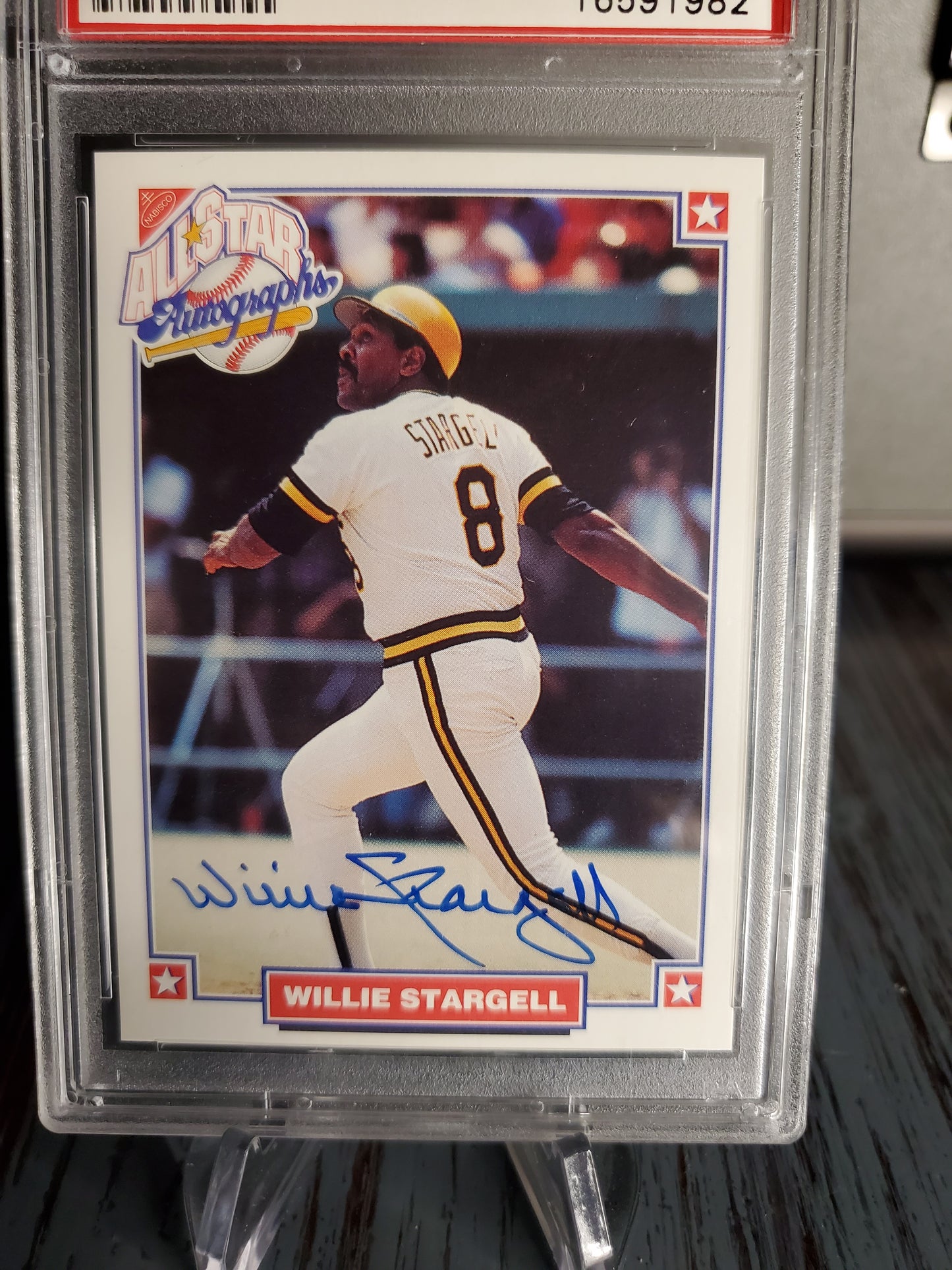 1993 Nabisco All Star Willie Stargell AUTO PSA DNA Authentic Autograph Signed