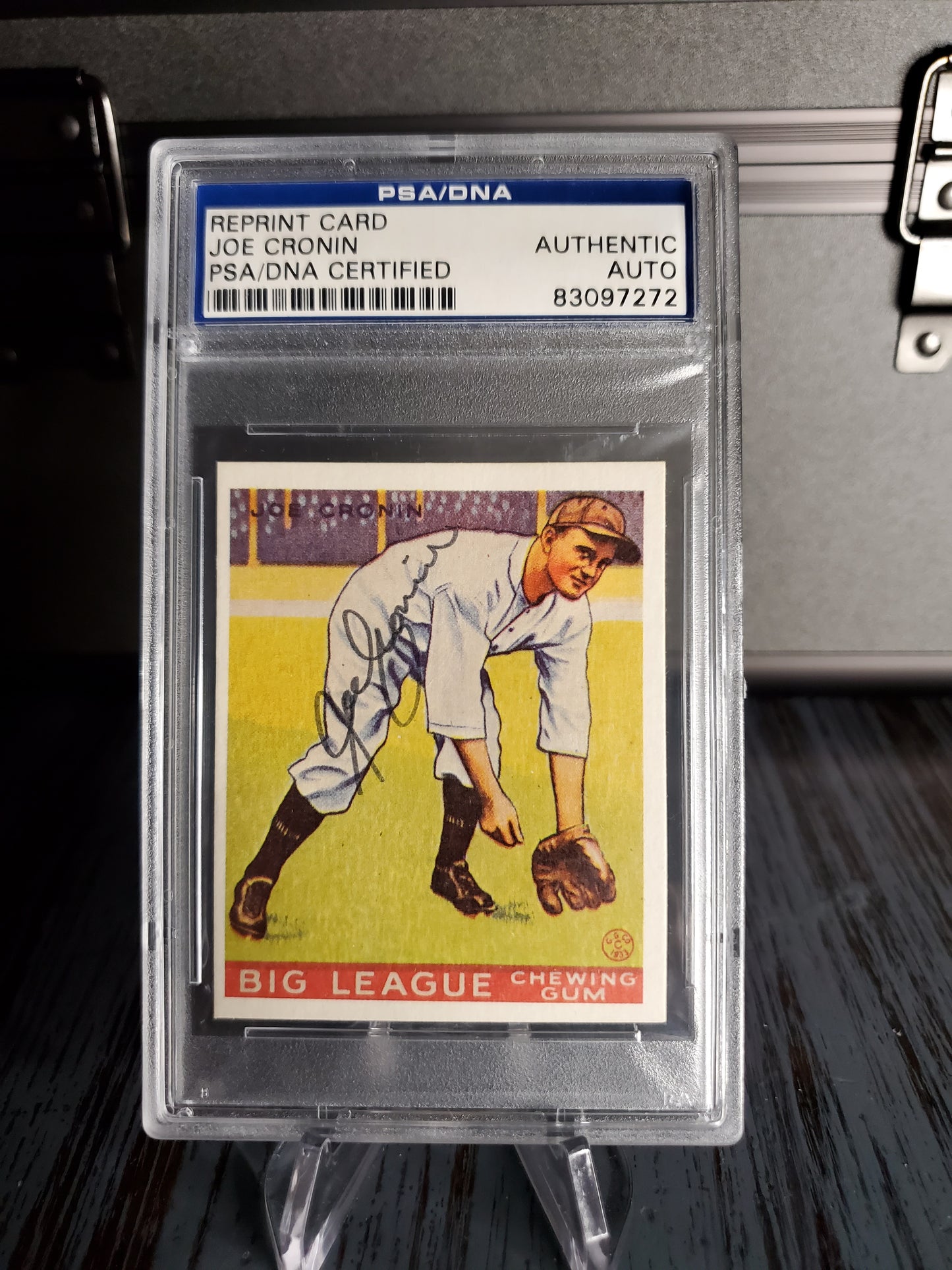 1933 Goudey Reprint Signed Joe Cronin AUTO #189 PSA Authentic Autograph Red Sox