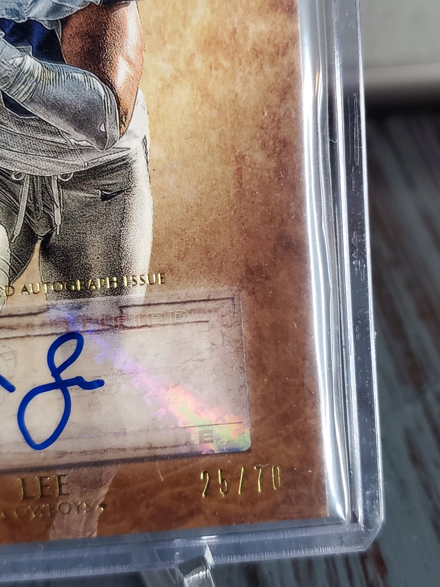 2012 Topps Valor - Centurion Autograph Sean Lee #CA-SL Speed /70 AUTO Cowboys