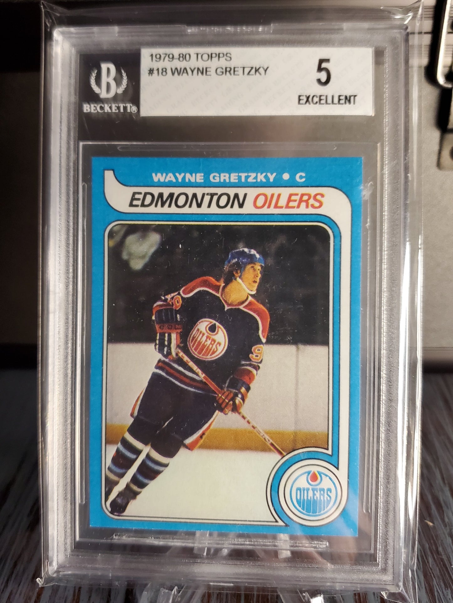 1979-80 Topps - Wayne Gretzky #18 (RC) Rookie GREAT Subgrades - Must Read! BGS 5