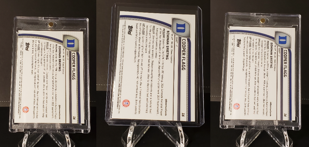 (3) THREE 2025 Bowman Chrome U Cooper Flagg - Bowman Chrome 1st Rookie #16