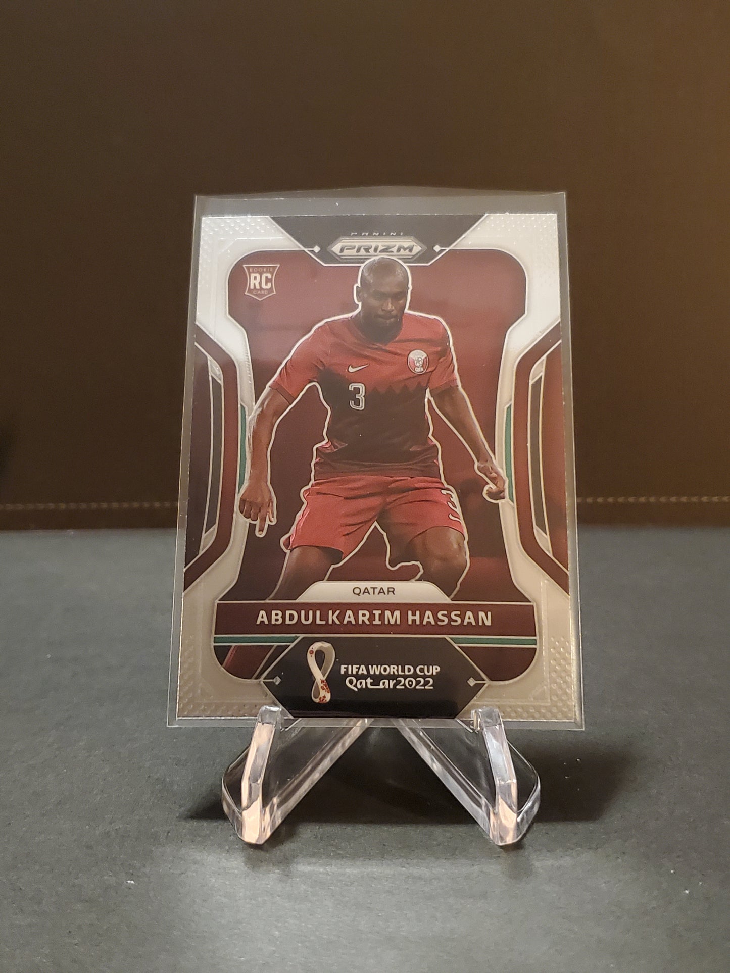 Abdulkarim Hassan 2022 Panini Prizm World Cup Qatar RC #184