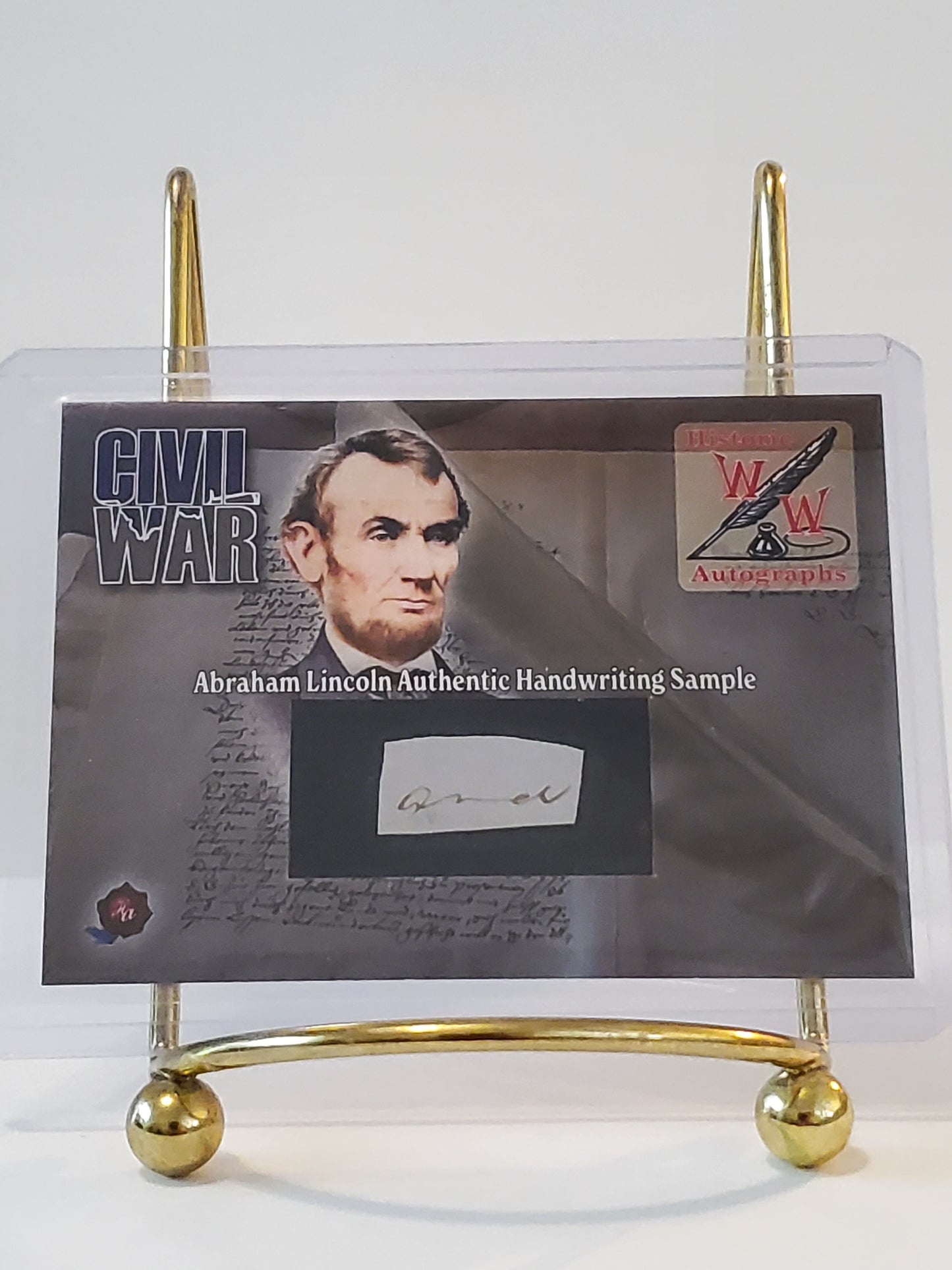 Abraham Lincoln 2023 Civil War Historic Handwritten Word Authentic - "and"