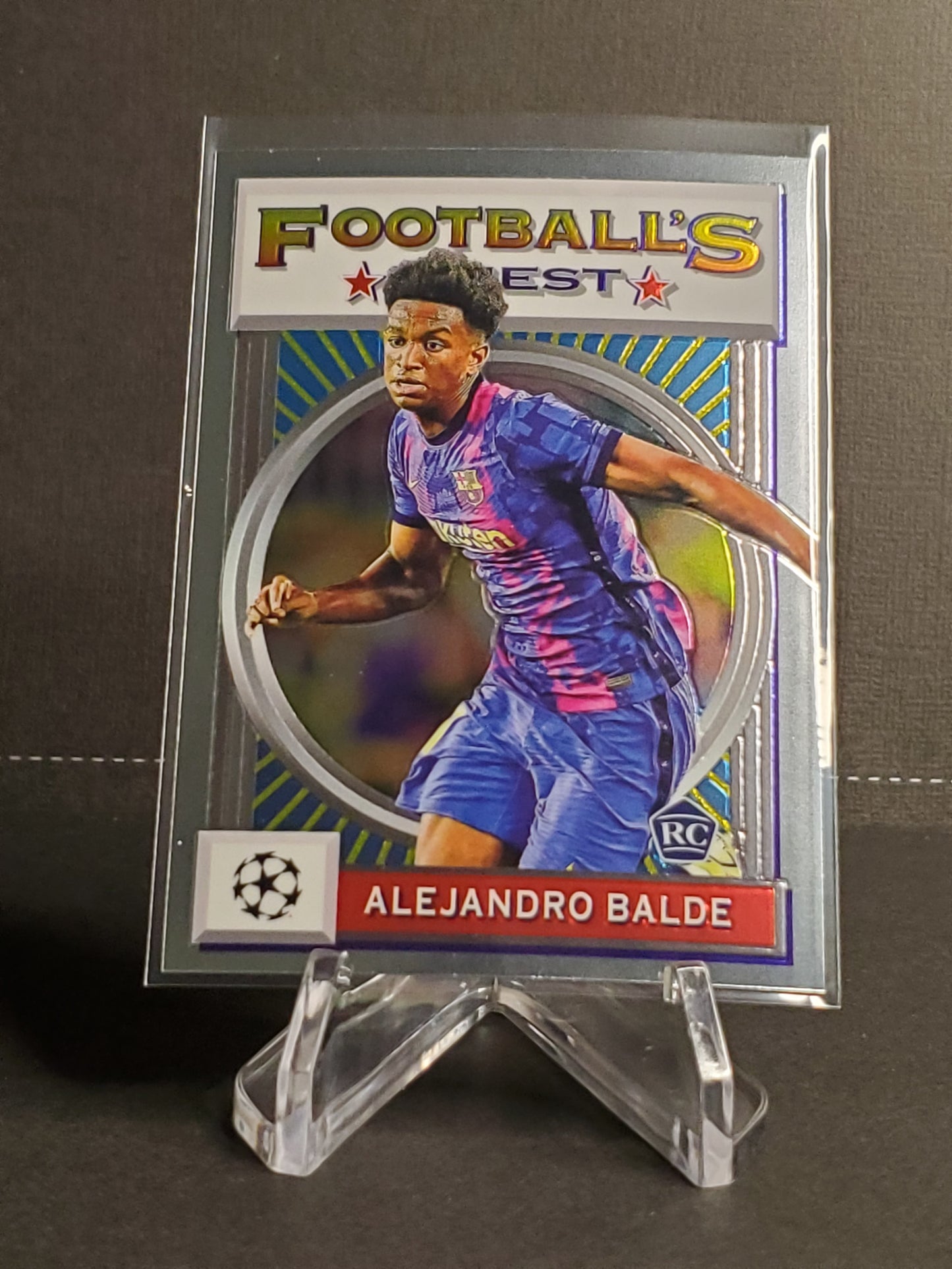 Alejandro Balde 2021-2022 Topps Finest Flashbacks UEFA Soccer RC #119
