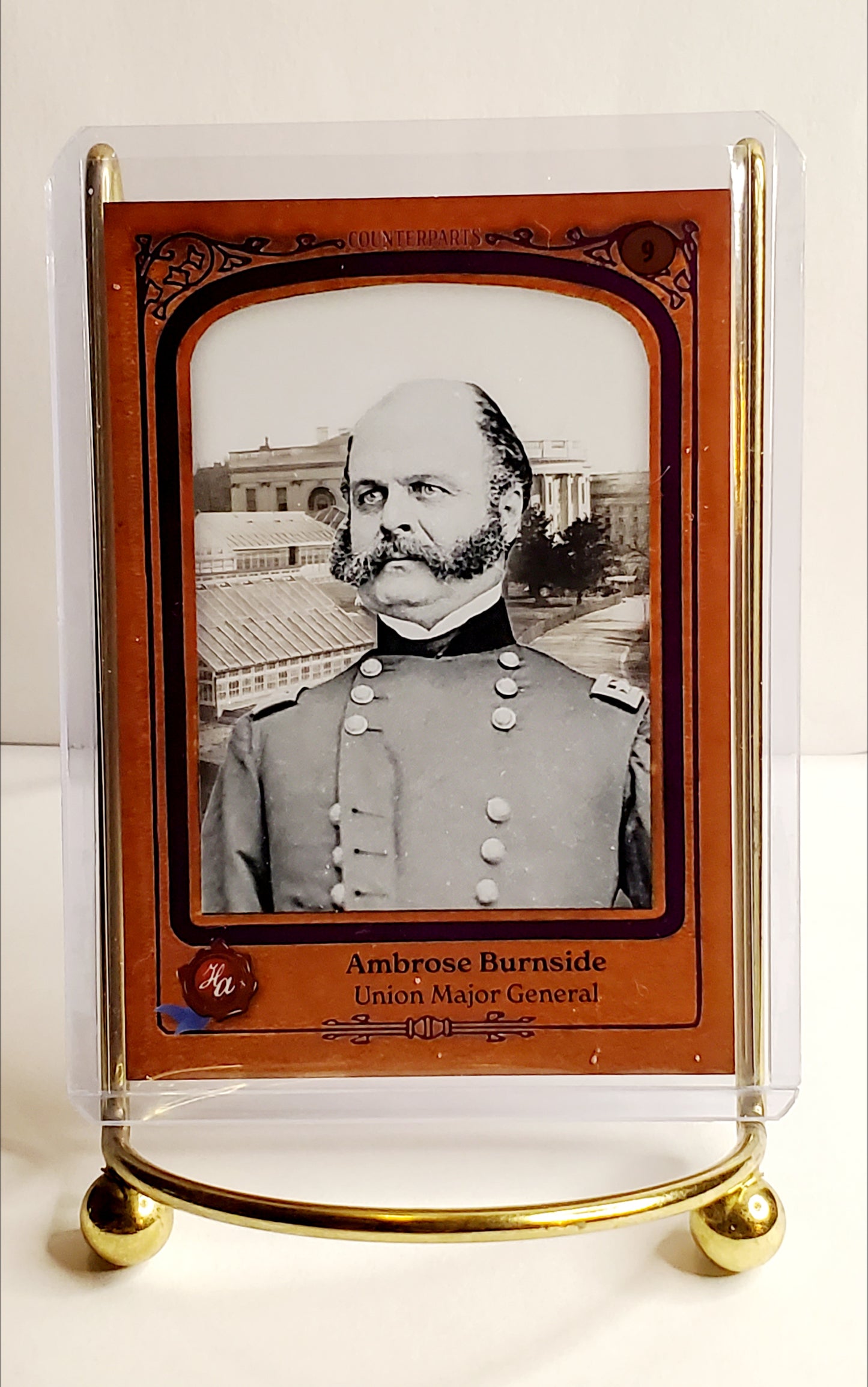Ambrose Burnside 2023 Civil War Historic Autographs #'d 3/5