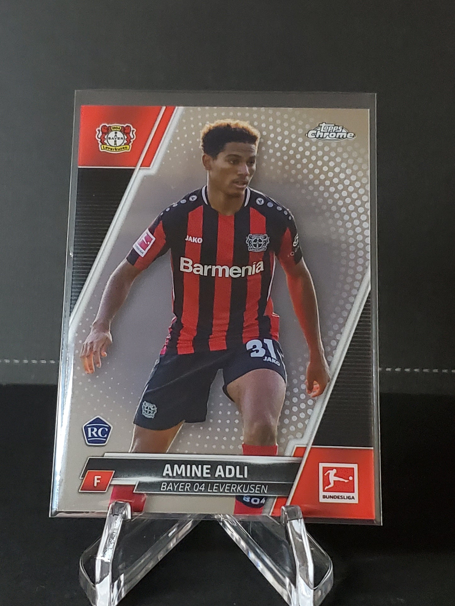 Amine Adli 2021-2022 Topps Chrome Bundesliga RC #70