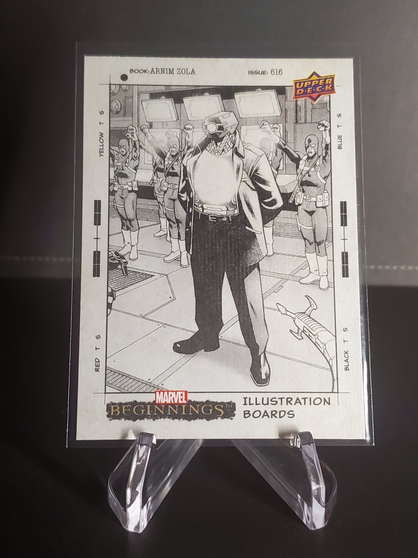 Arnim Zola 2022 UD Marvel Beginnings Volume 2 Series 1 Illustration Boards #IB-77