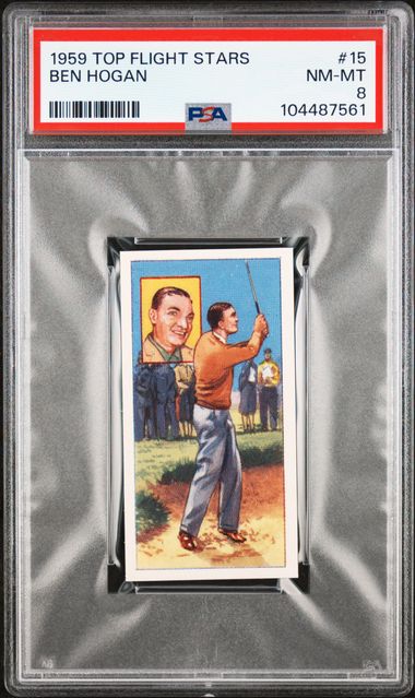 Ben Hogan 1959 Top Flight Stars #15 PSA 8