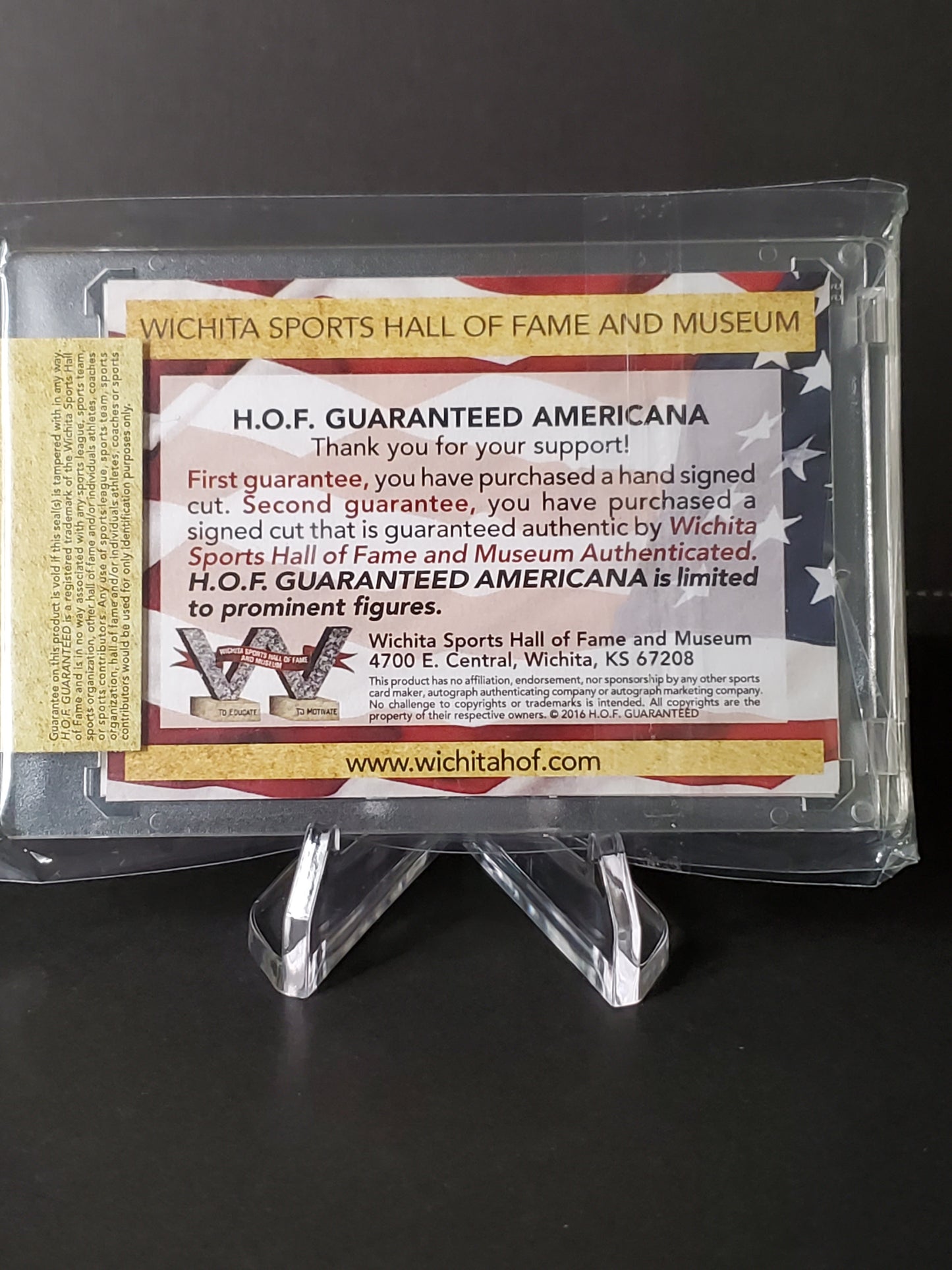 Betty White Wichita Sports Hall of Fame Authenticated AUTO - Actress & Comedian