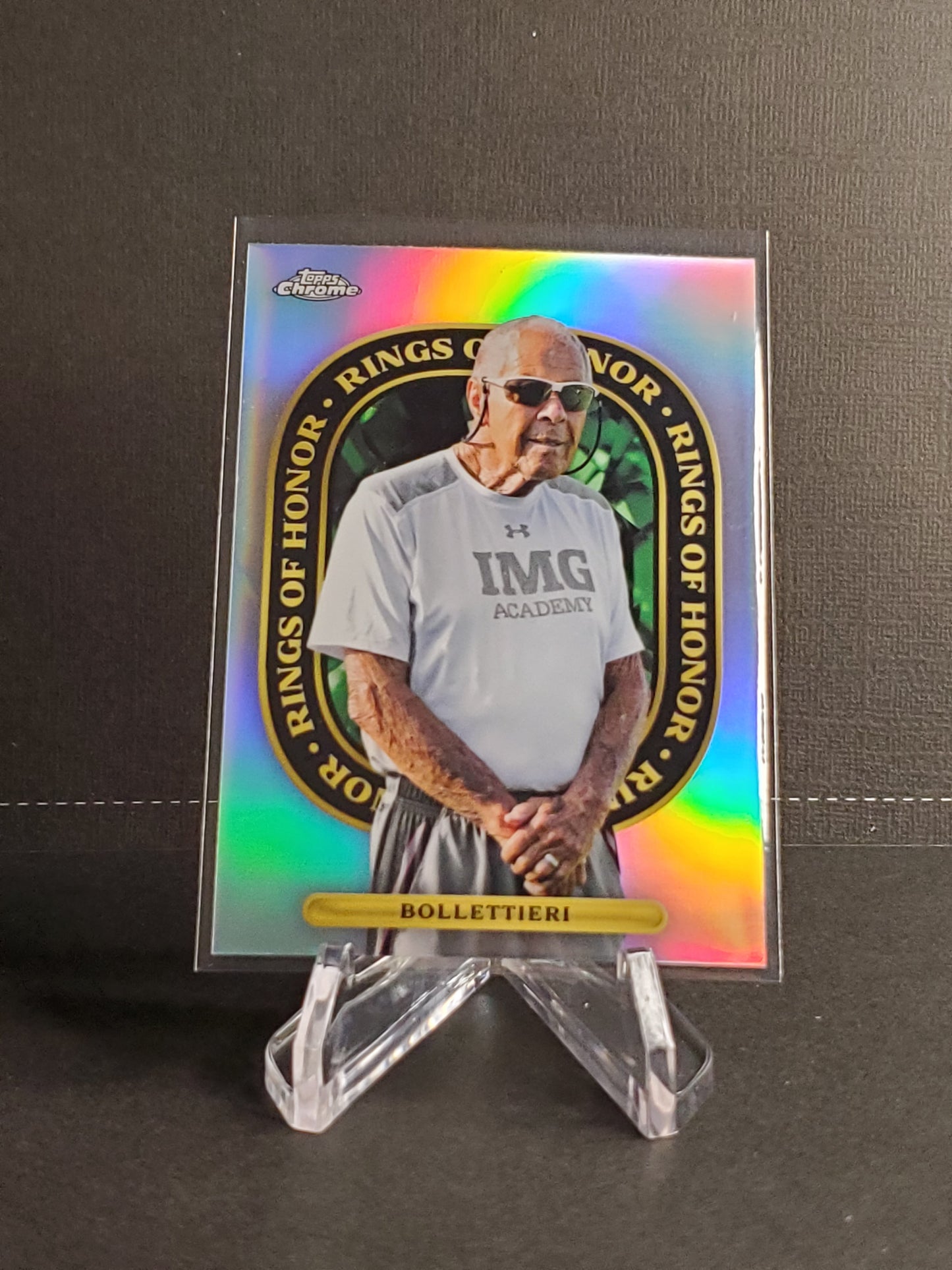 Nick Bollettieri 2021 Topps Chrome Tennis Ring of Honor #ROH-9