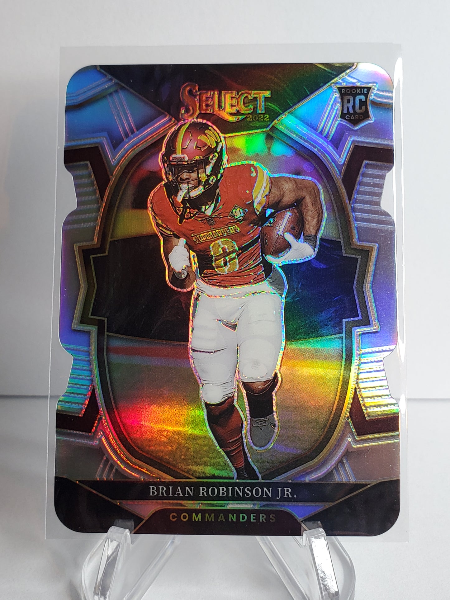 Brian Robinson Jr. 2022 Panini Select RC Die-Cut Concourse Prizm #78