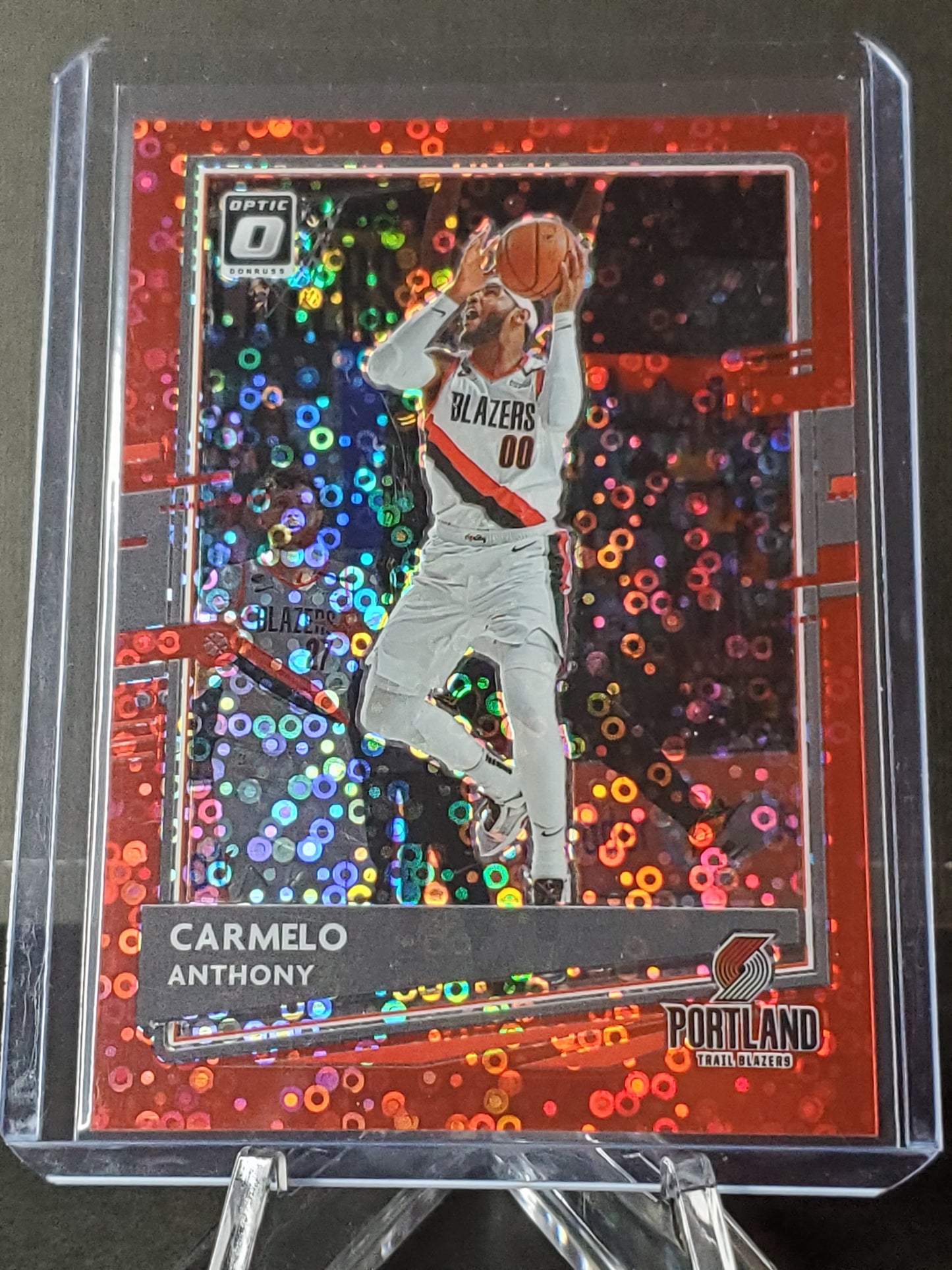 Carmelo Anthony - 2020 Panini Donruss Optic Red Fast Break Prizm #25: /85