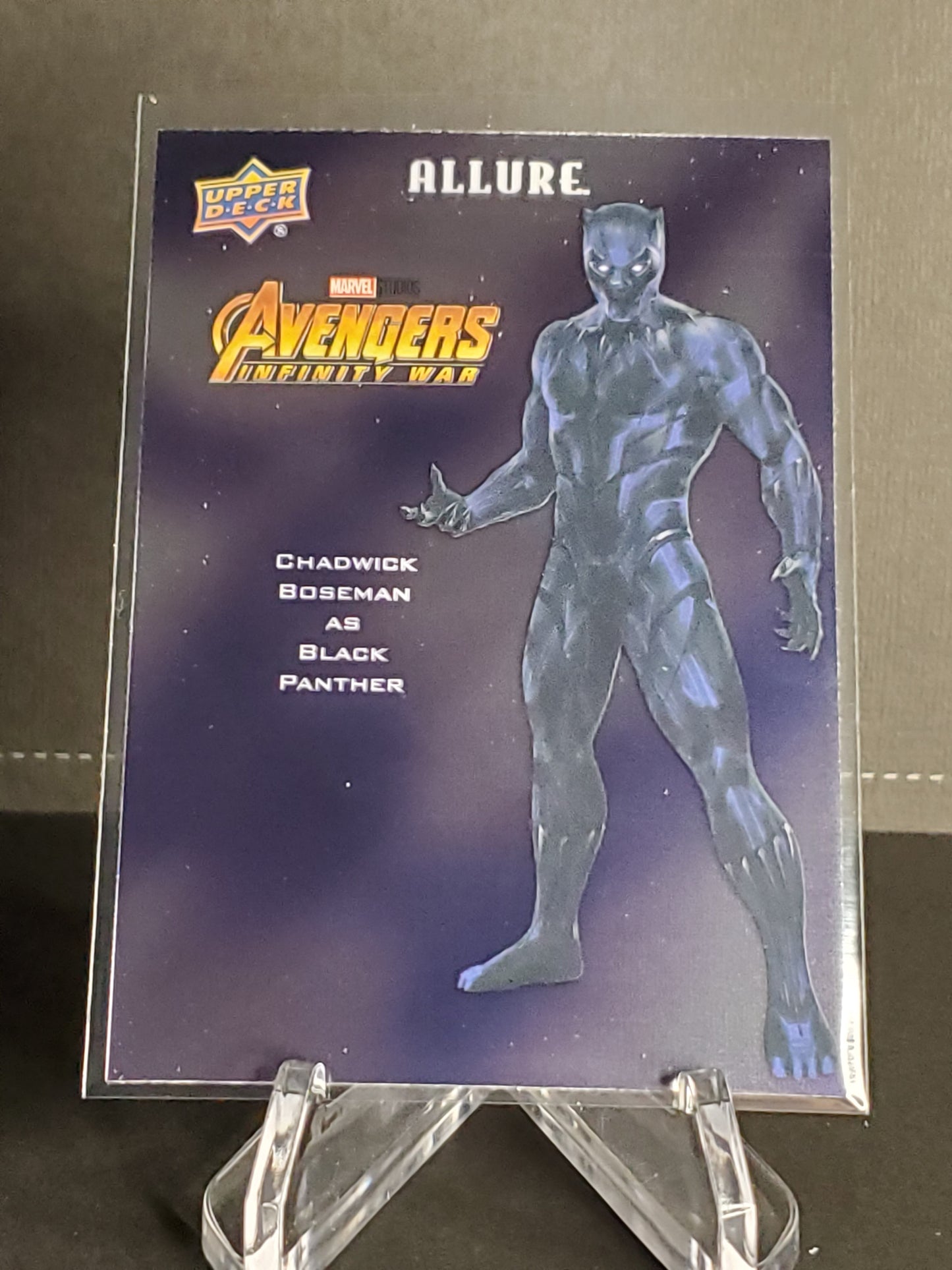 Chadwick Boseman as Black Panther 2022 Upper Deck Marvel Allure Character Posters #CP-12