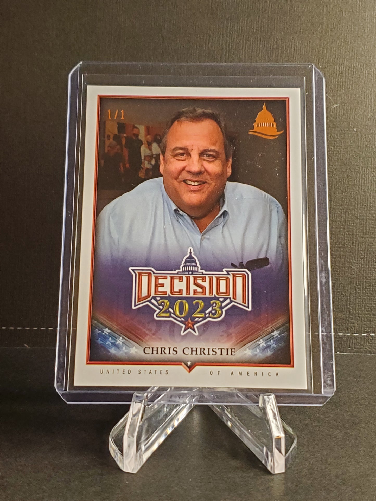 Chris Christie 2023 Leaf Decision Update Bronze 1/1 #236