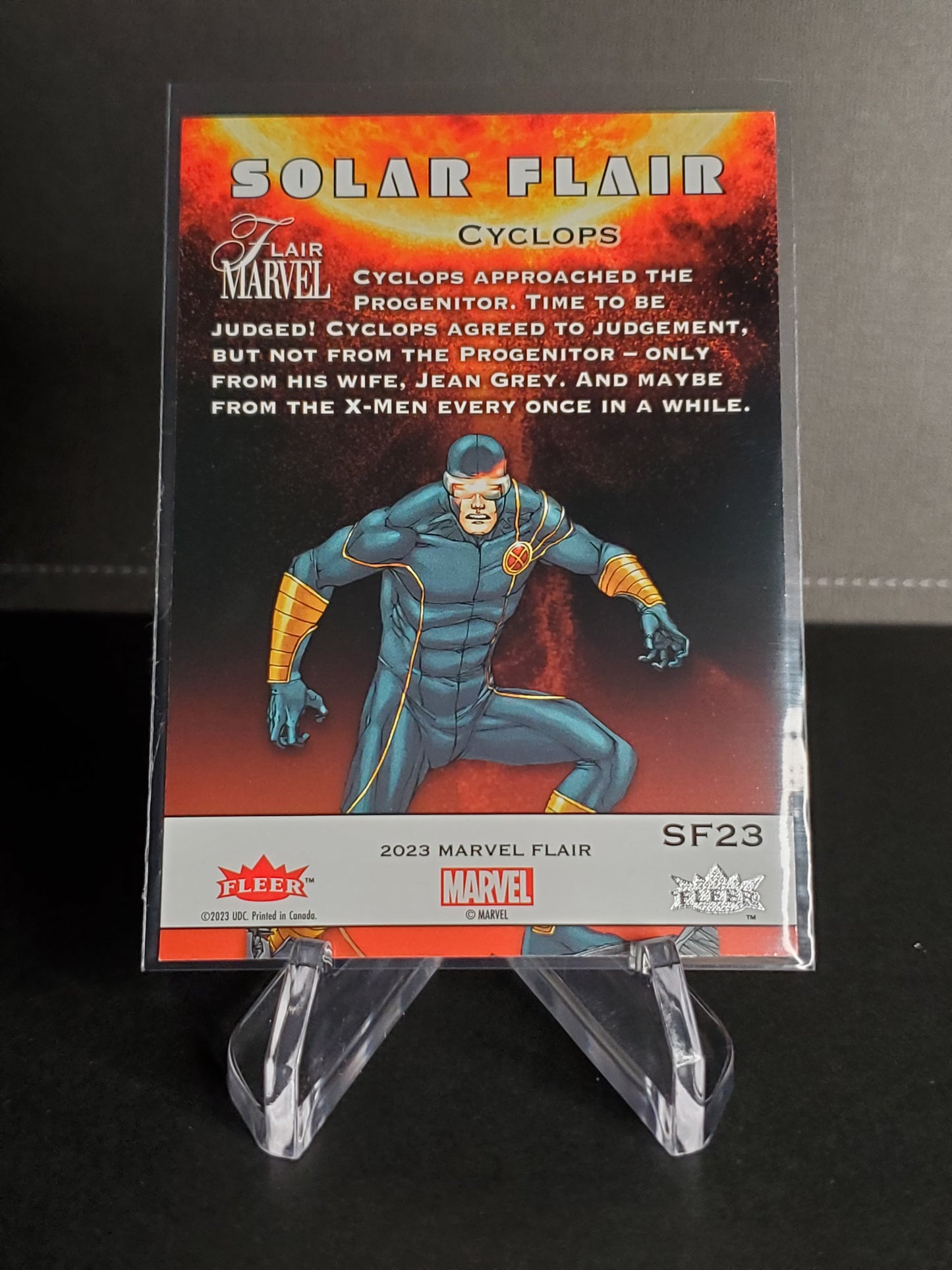 Cyclops 2024 Marvel Flair Solar Flair #SF23
