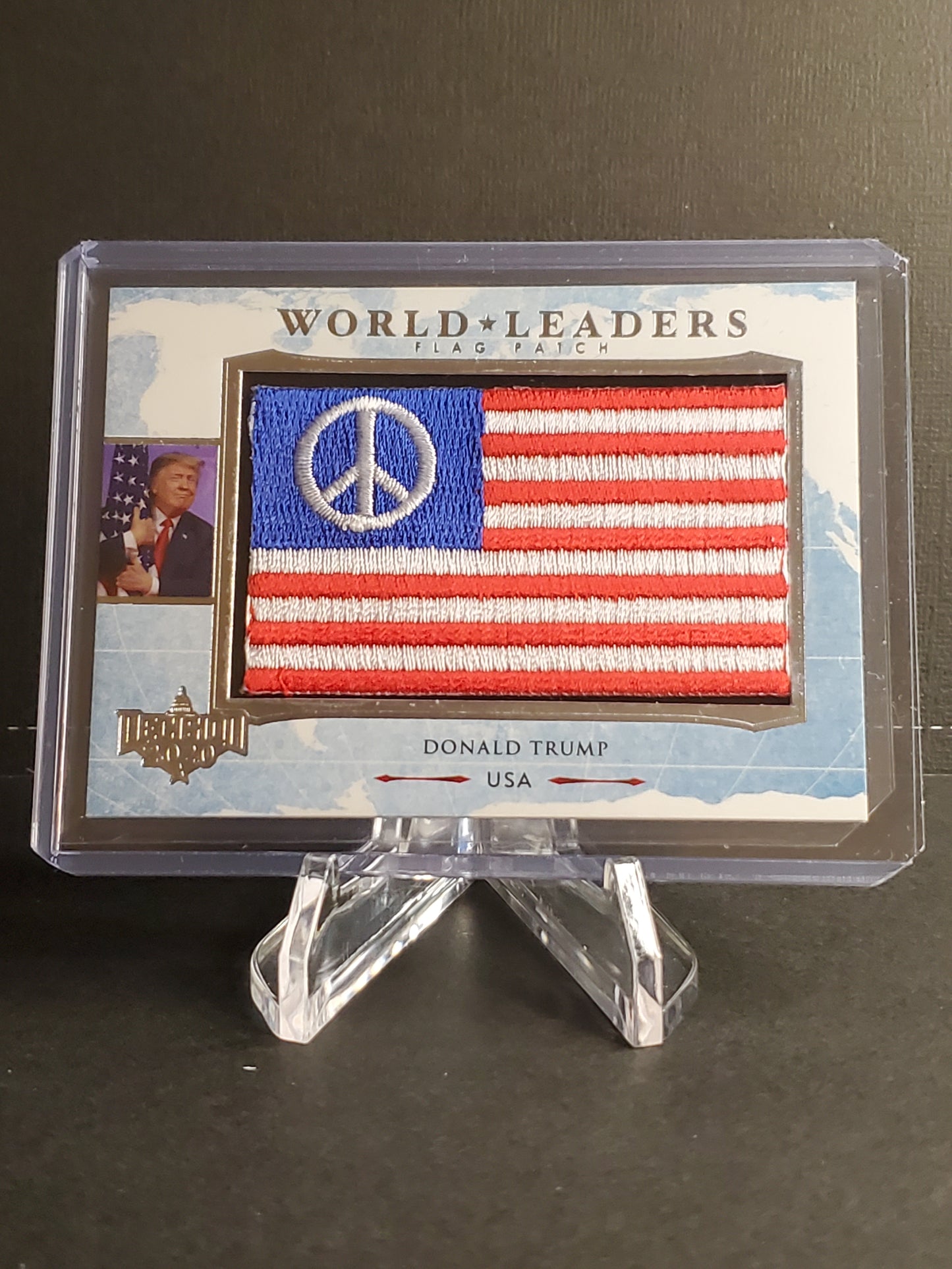 Donald Trump 2020 Leaf Decision World Leaders Flag Patch #WL42
