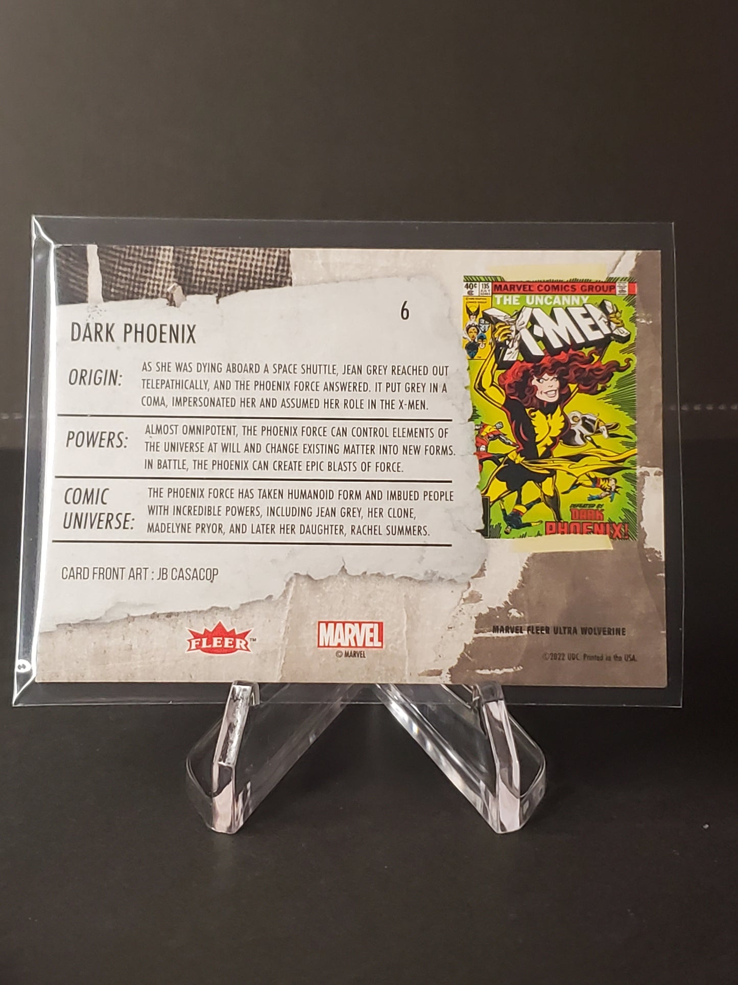 Dark Phoenix 2023 Fleer Ultra Wolverine Green #6