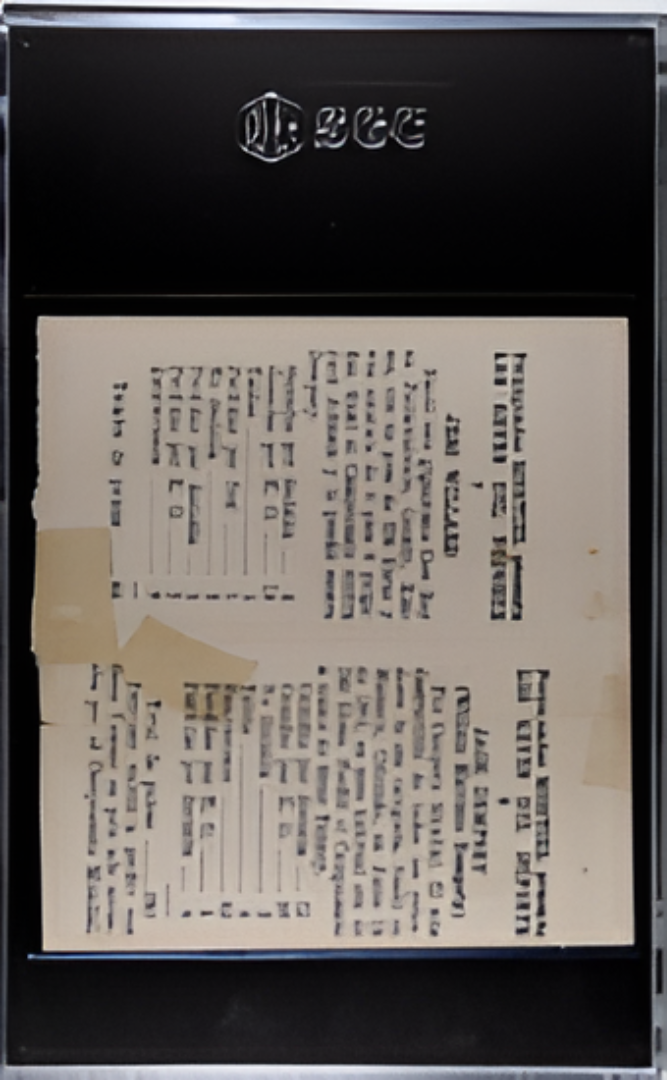 1946-47 Propaganda Montiel #8/7 Jack Dempsey / Willard Dual SGC Authentic RARE!!