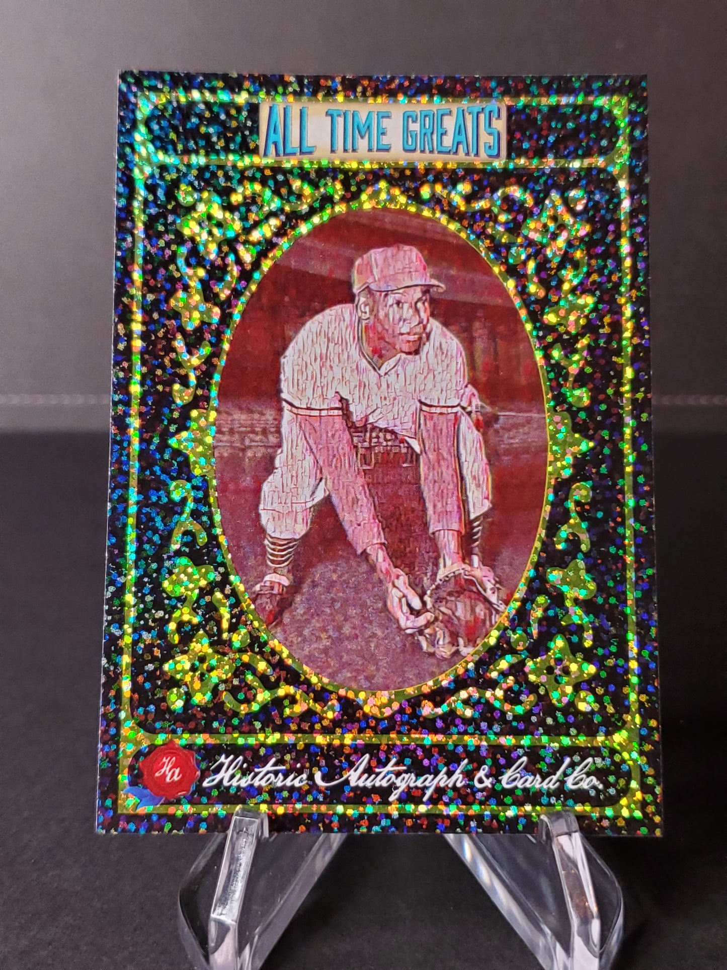 Ernie Banks 2024 Historic Autographs All Time Greats Tier 2 /800 #65
