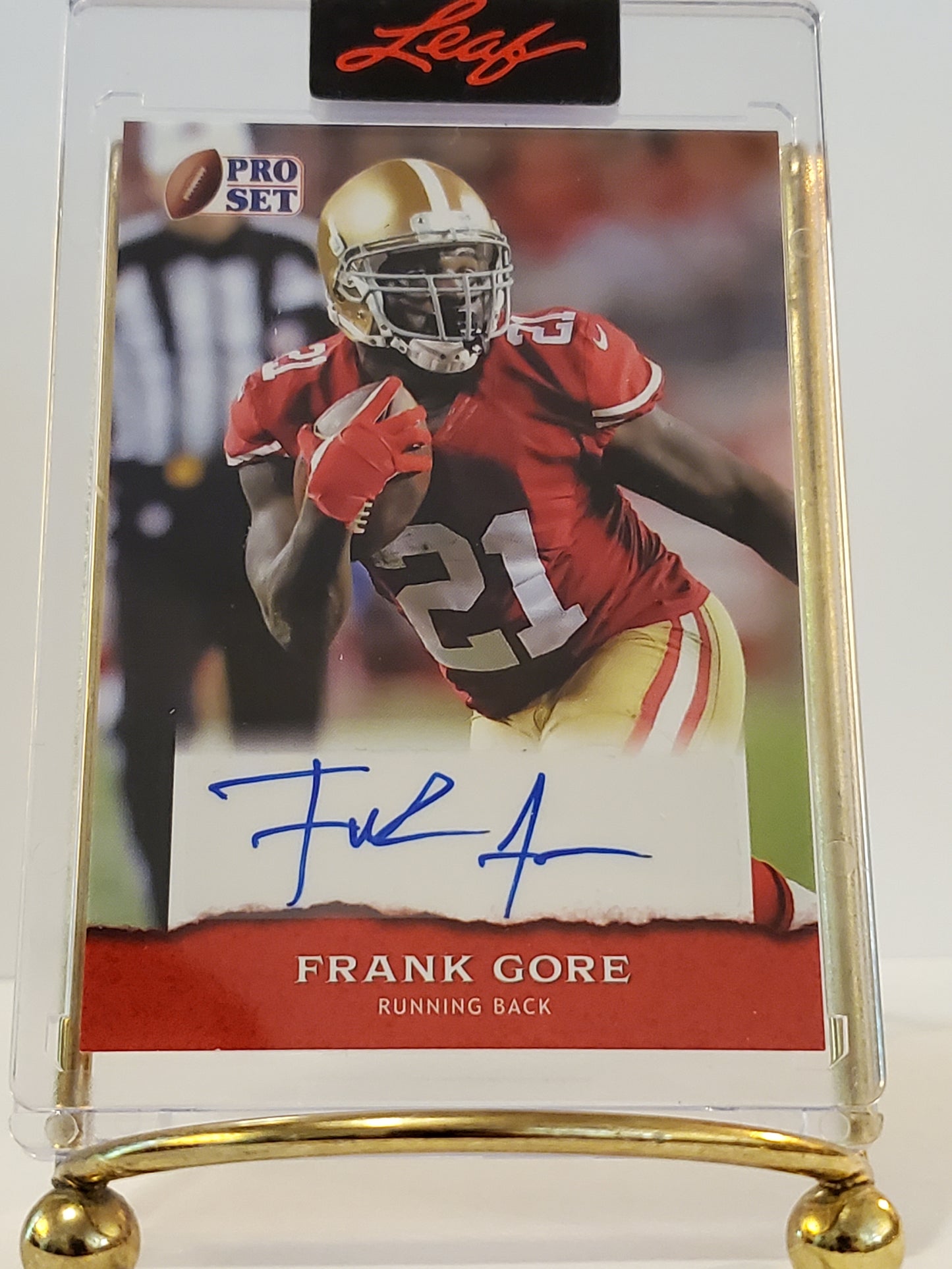 Frank Gore - 2022 Leaf Pro Set Auto #PSA-FG1