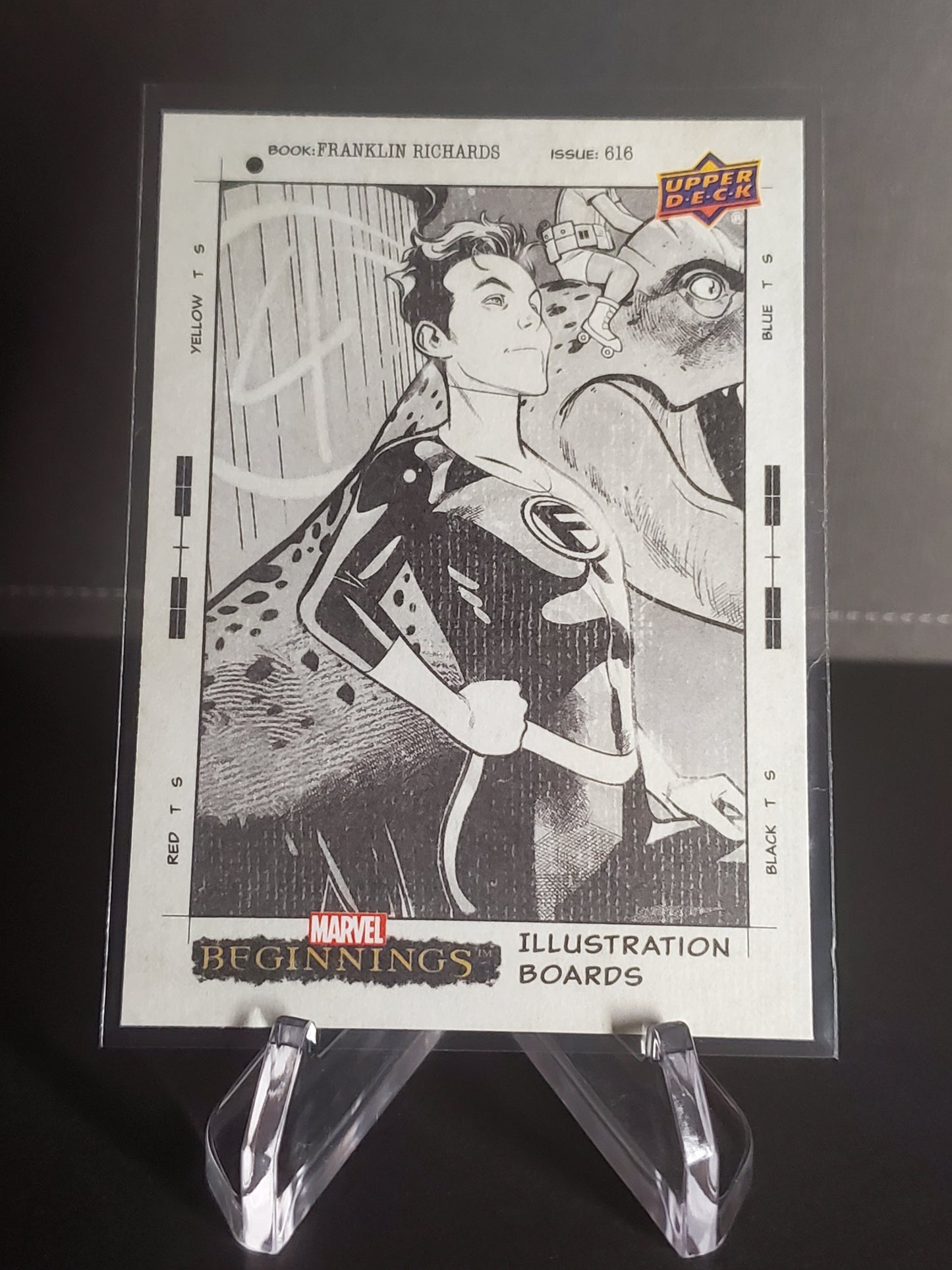 Franklin Richards 2022 UD Marvel Beginnings Volume 2 Series 1 Illustration Boards #IB-47