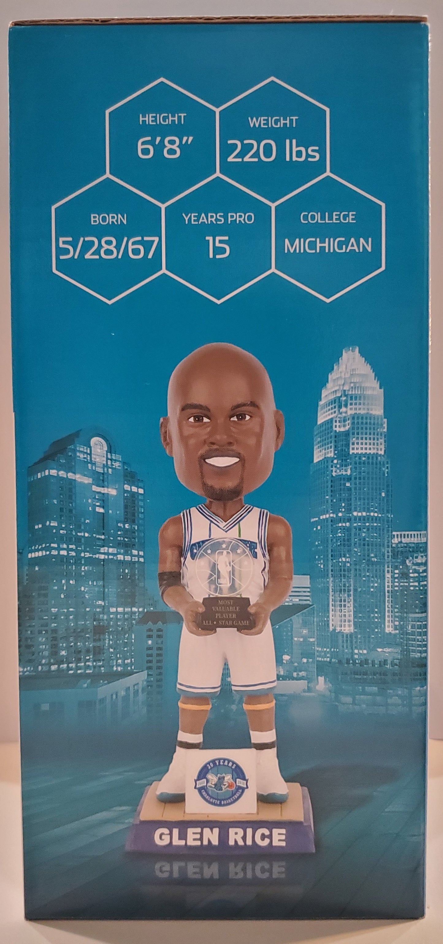 Glen Rice - Charlotte Hornets Bobblehead