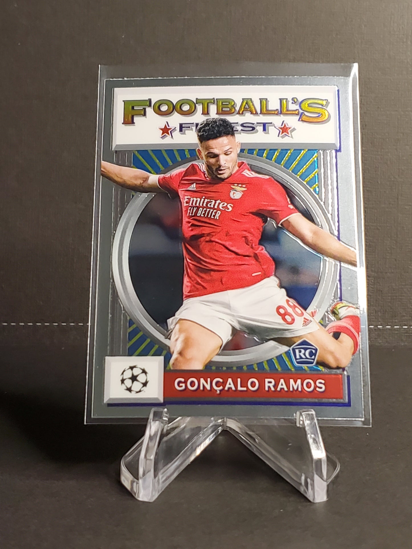 Goncalo Ramos 2021-2022 Topps Finest Flashbacks UEFA Soccer RC #157