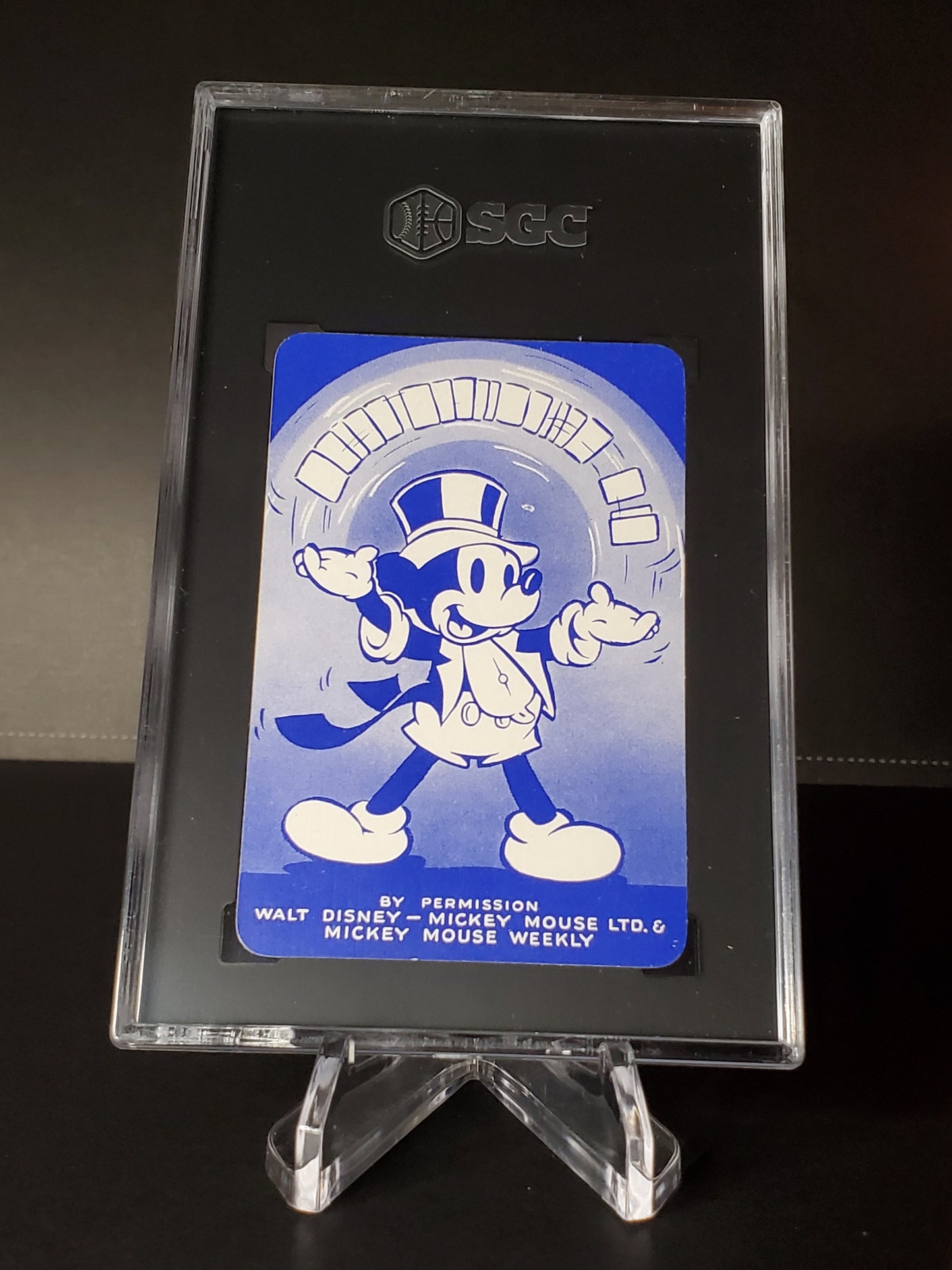 Goofy 1938 Castell Bros. Shuffled Symphonies Blue Back DISNEY SGC 6
