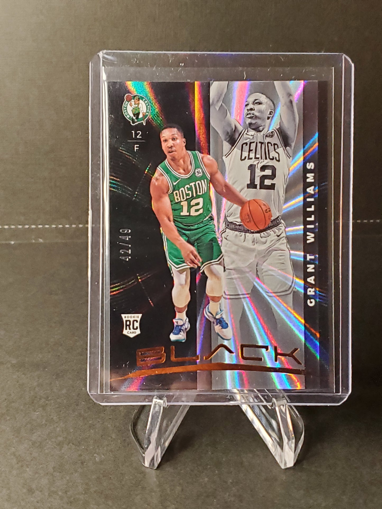 Grant Williams 2019-20 Panini Black Copper RC /49 #88