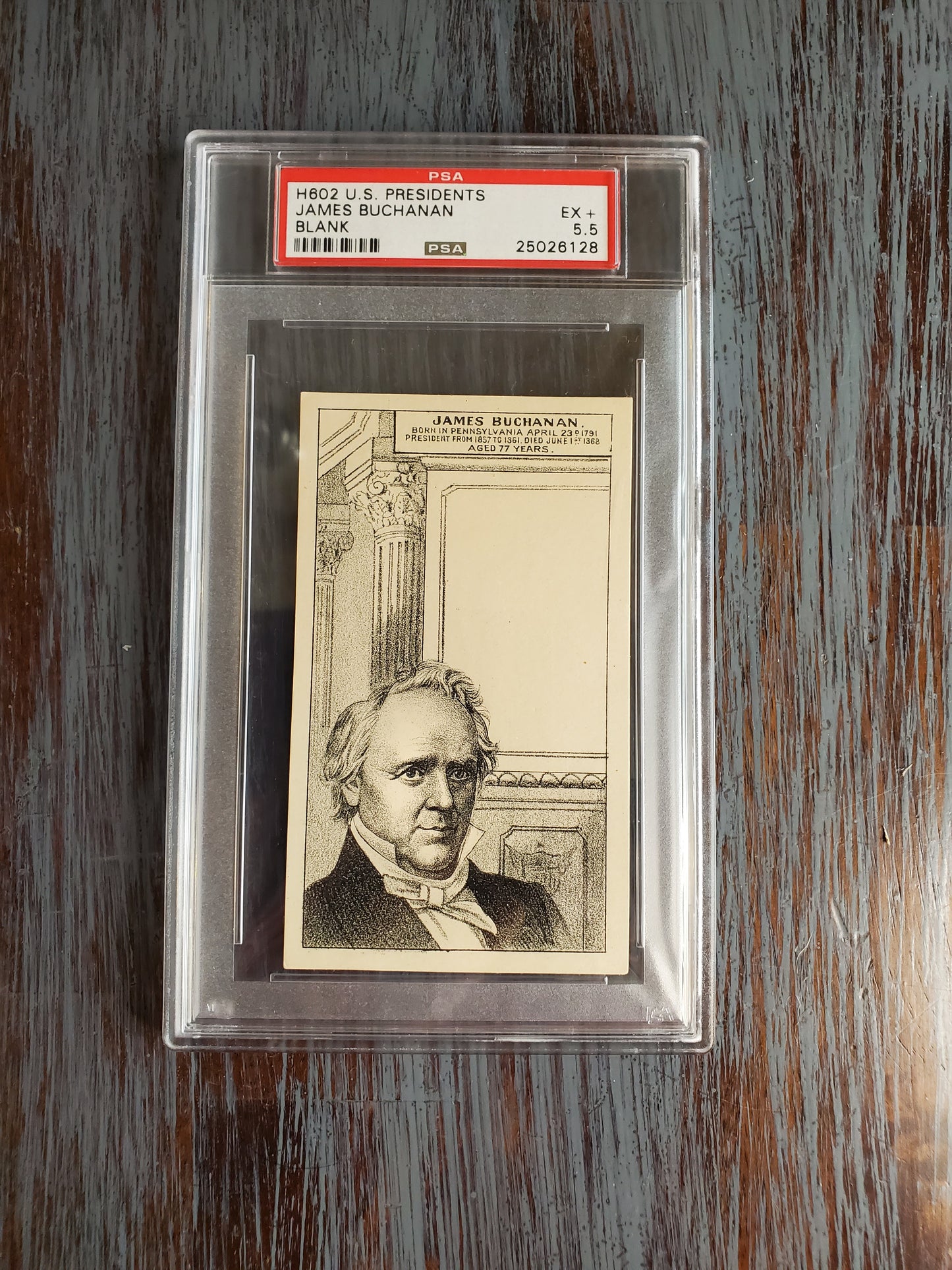 1880 H602 LOT OF FIVE (5) US Presidents Blank Back - All PSA Graded! - RARE