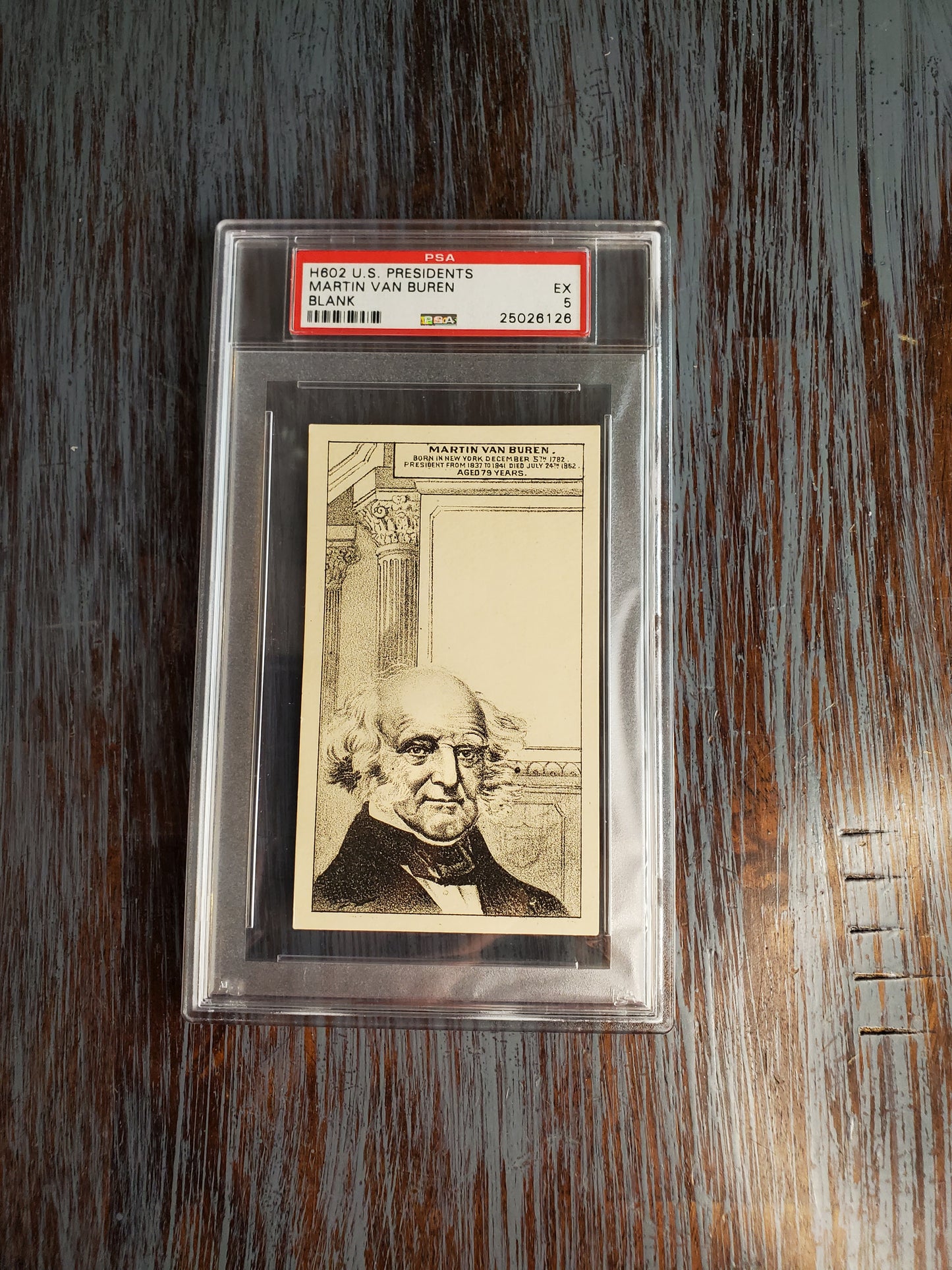 1880 H602 LOT OF FIVE (5) US Presidents Blank Back - All PSA Graded! - RARE