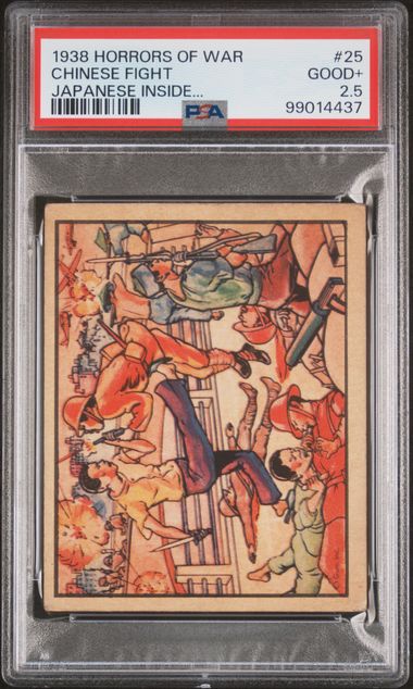 1938 Horrors of War - LOT OF THREE (3) PSA Graded Cards! GREAT EYE APPEAL!