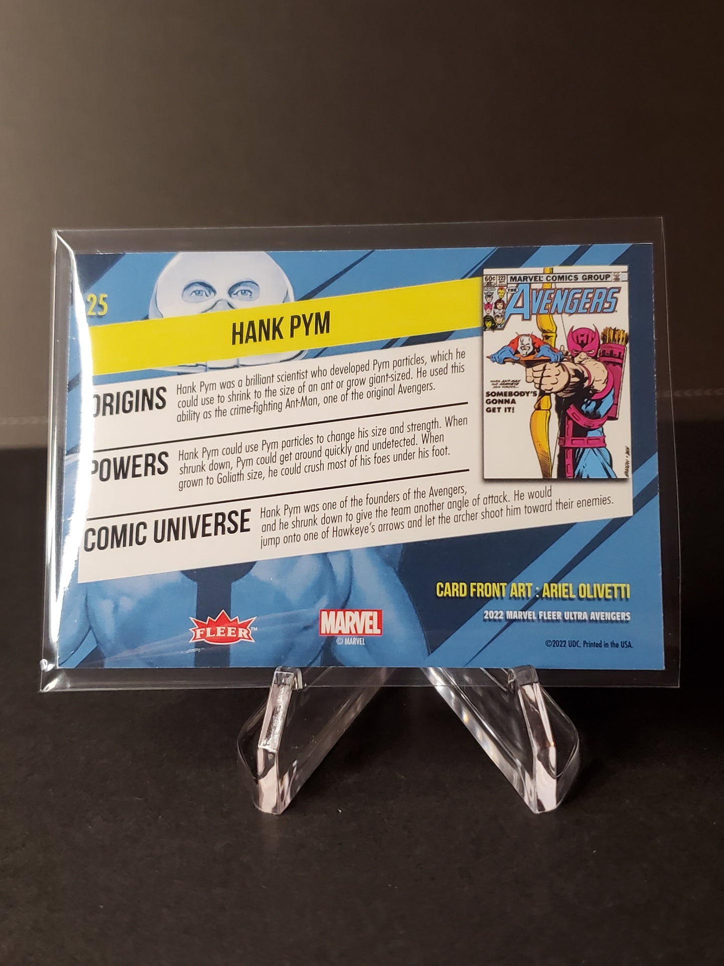 Hank Pym 2022 Fleer Ultra Avengers #25