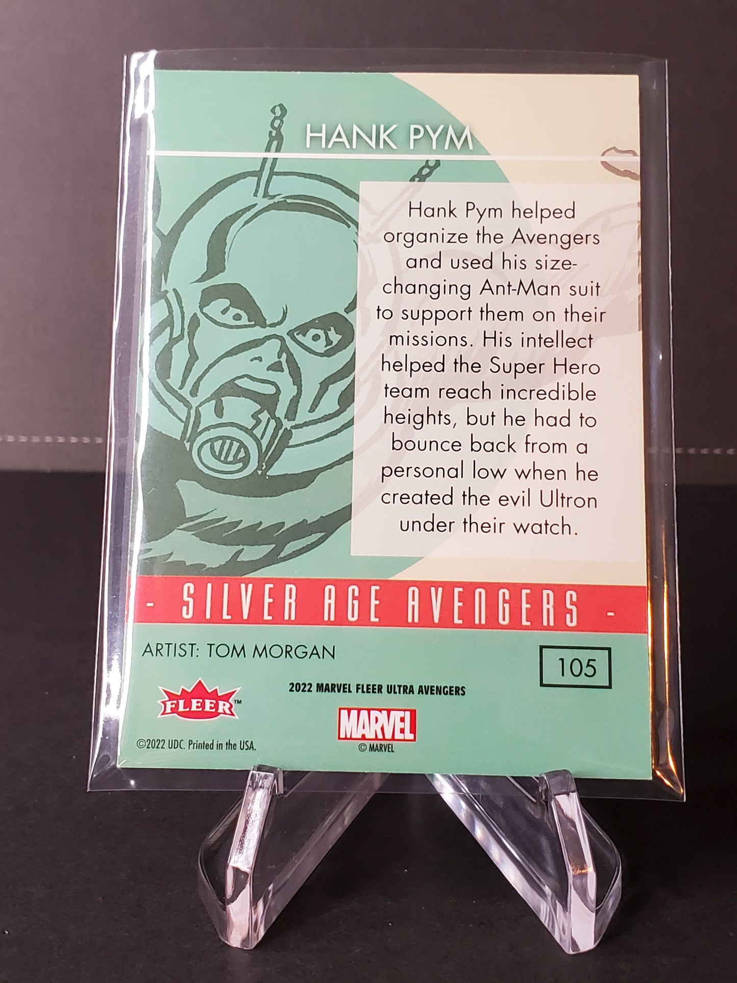 Hank Pym 2022 Fleer Ultra Avengers Silver Age Avengers #105
