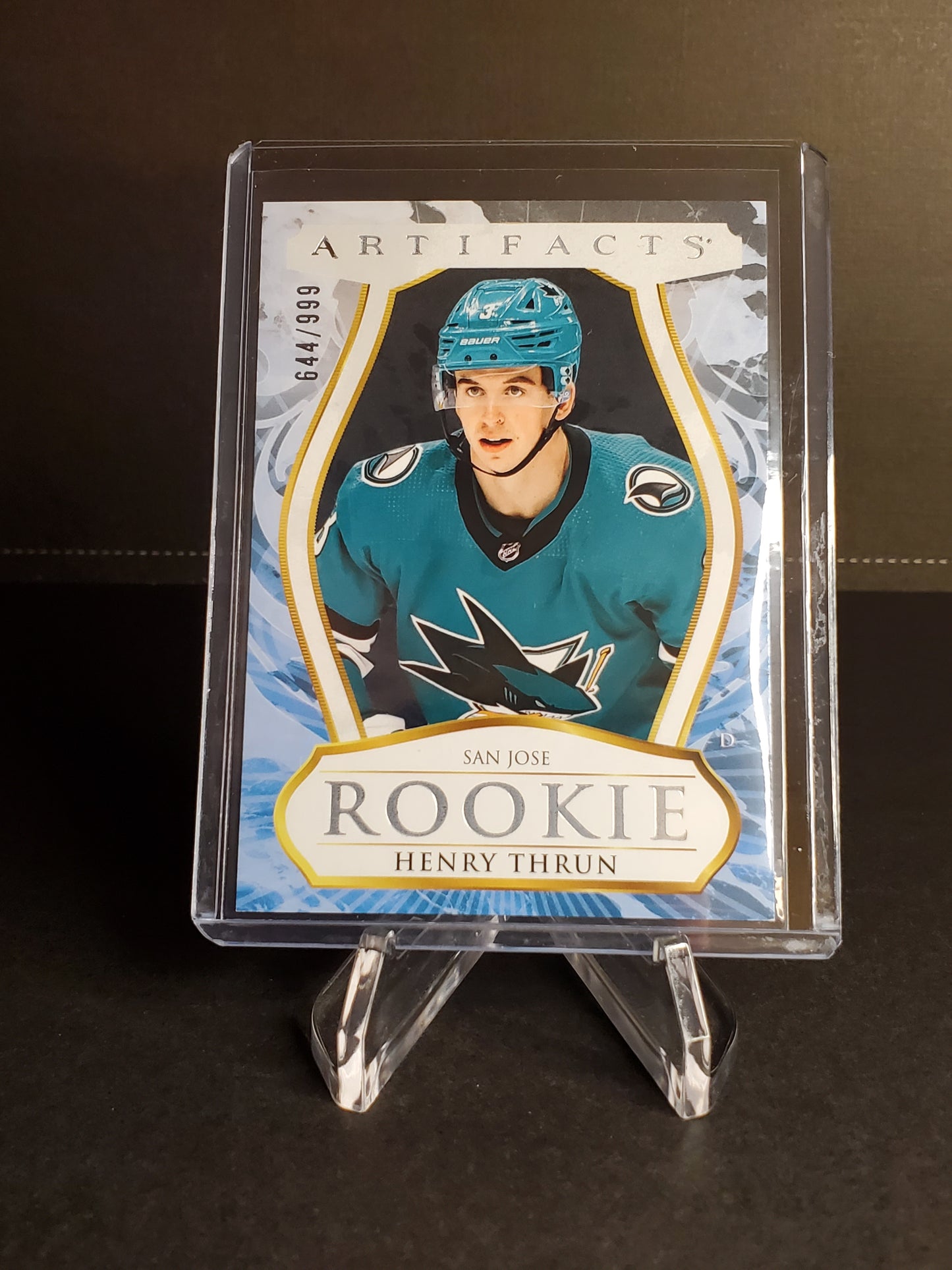 Henry Thrun 2023-2024 UD Artifacts Hockey Rookie /999 #174
